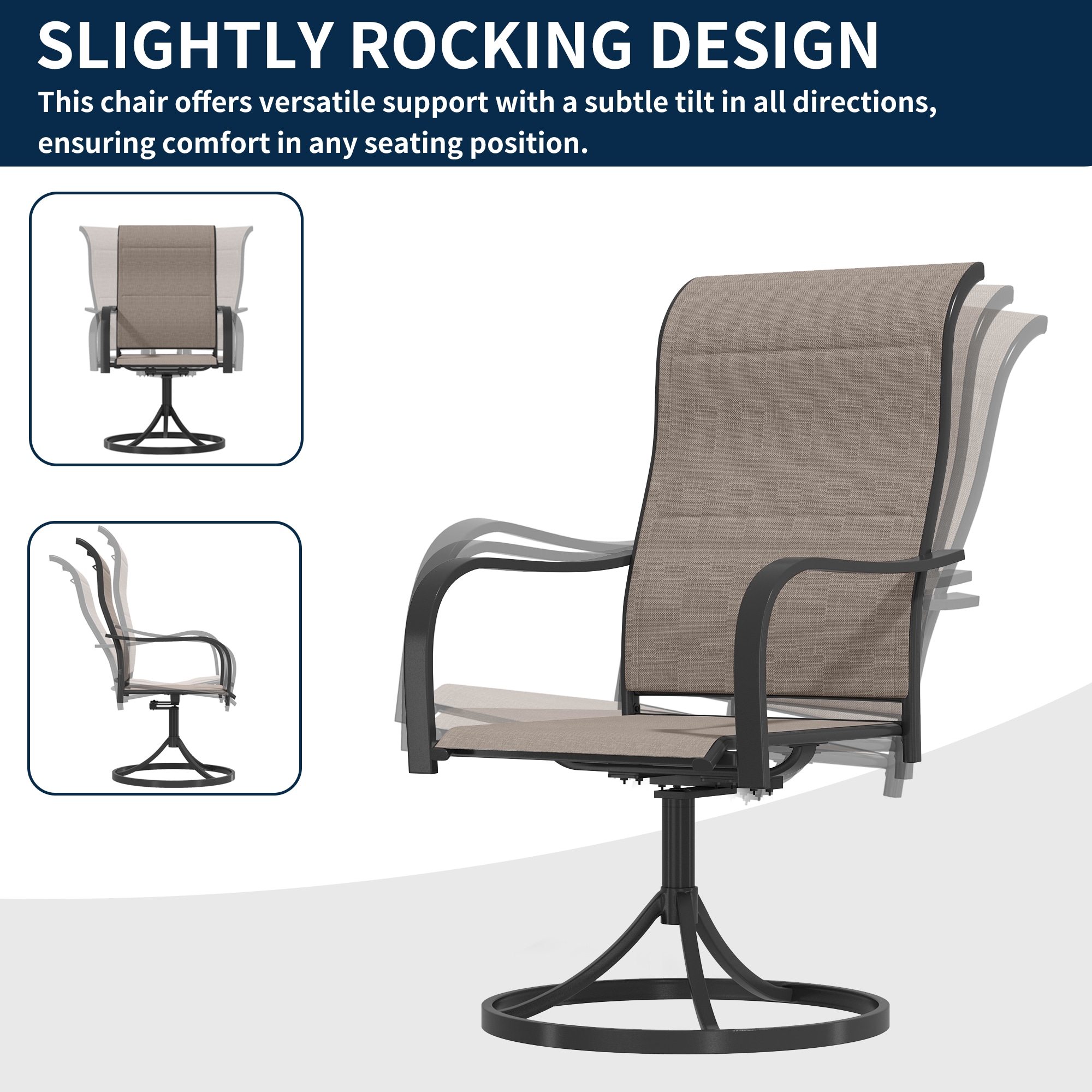 Clihome FCS5020-CL Patio-Chairs - View #8