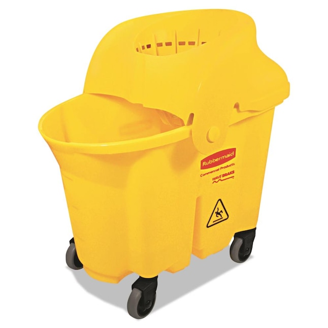 WaveBrake Institutional Bucket/Strainer Combo, 8.75gal, Yellow, Sold as 1 Each WaveBrake Institutional Bucket/Strainer Combo, 8.75gal, Yellow, Sold as 1 Each