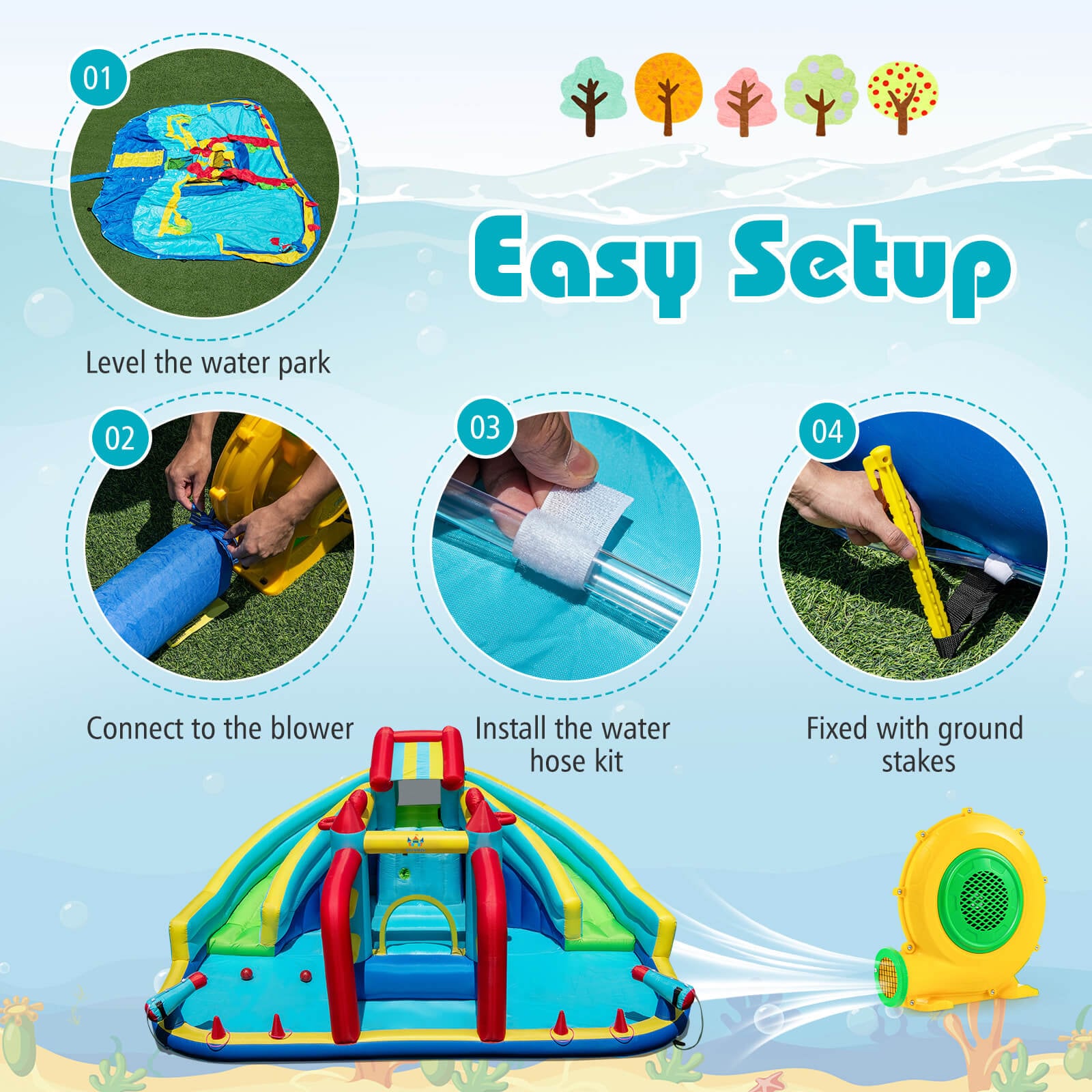 Costway CSHY006956 Bounce-Houses - View #5