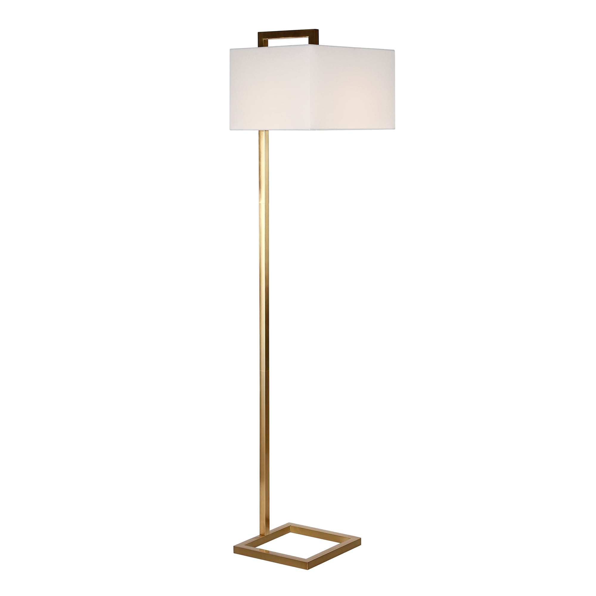 brass tall floor lamp