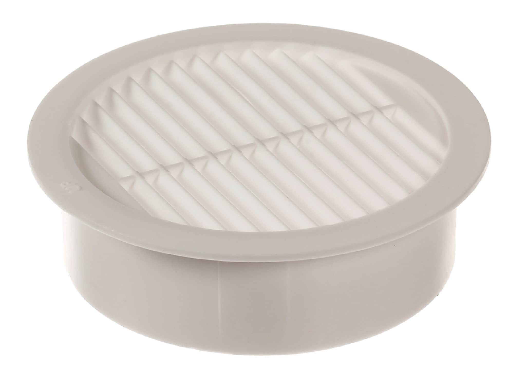 Master Flow RLSC4 4-in x 4-in White Plastic Soffit Vent