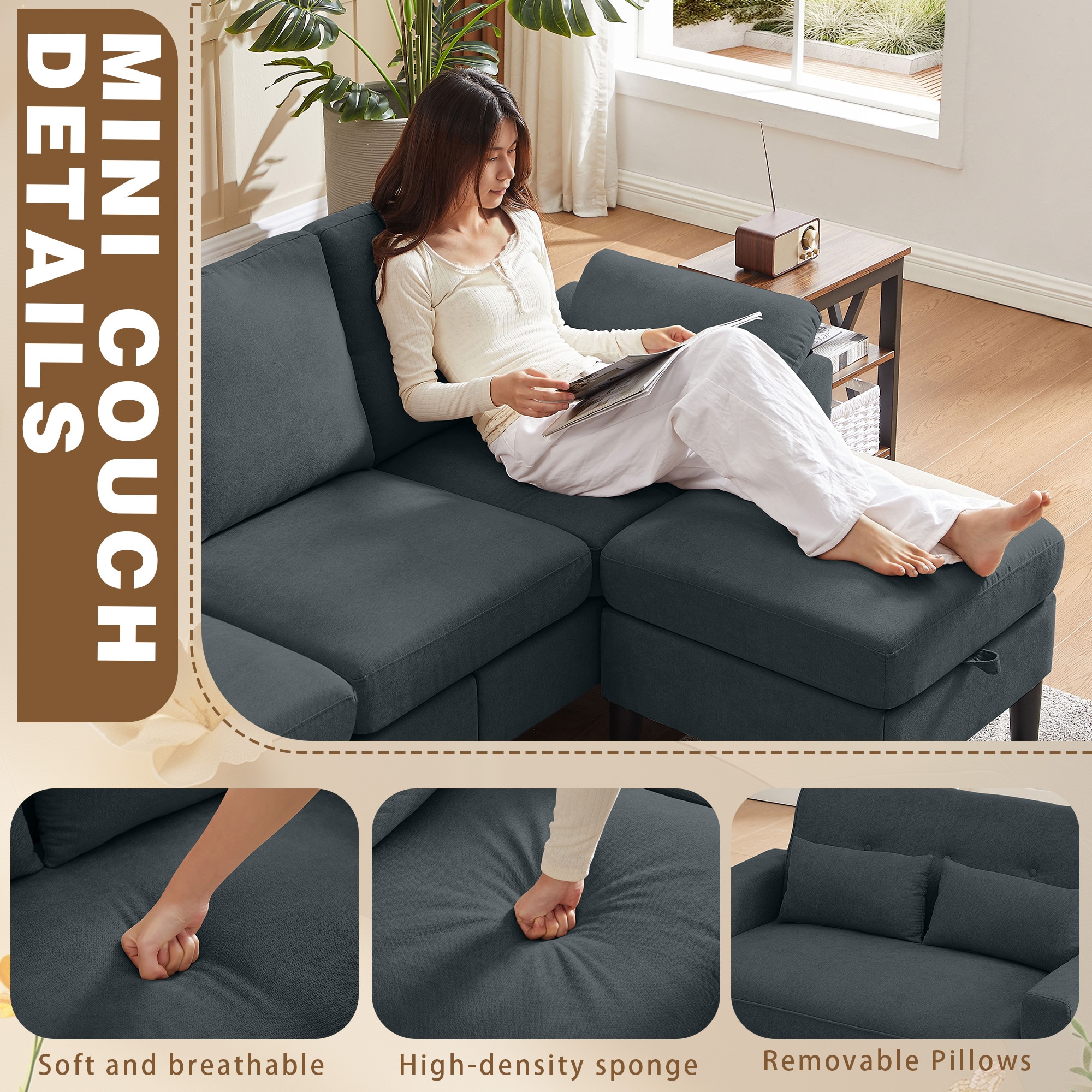 Jarenie YMX3368TW-DG Living-Room-Sets - View #6