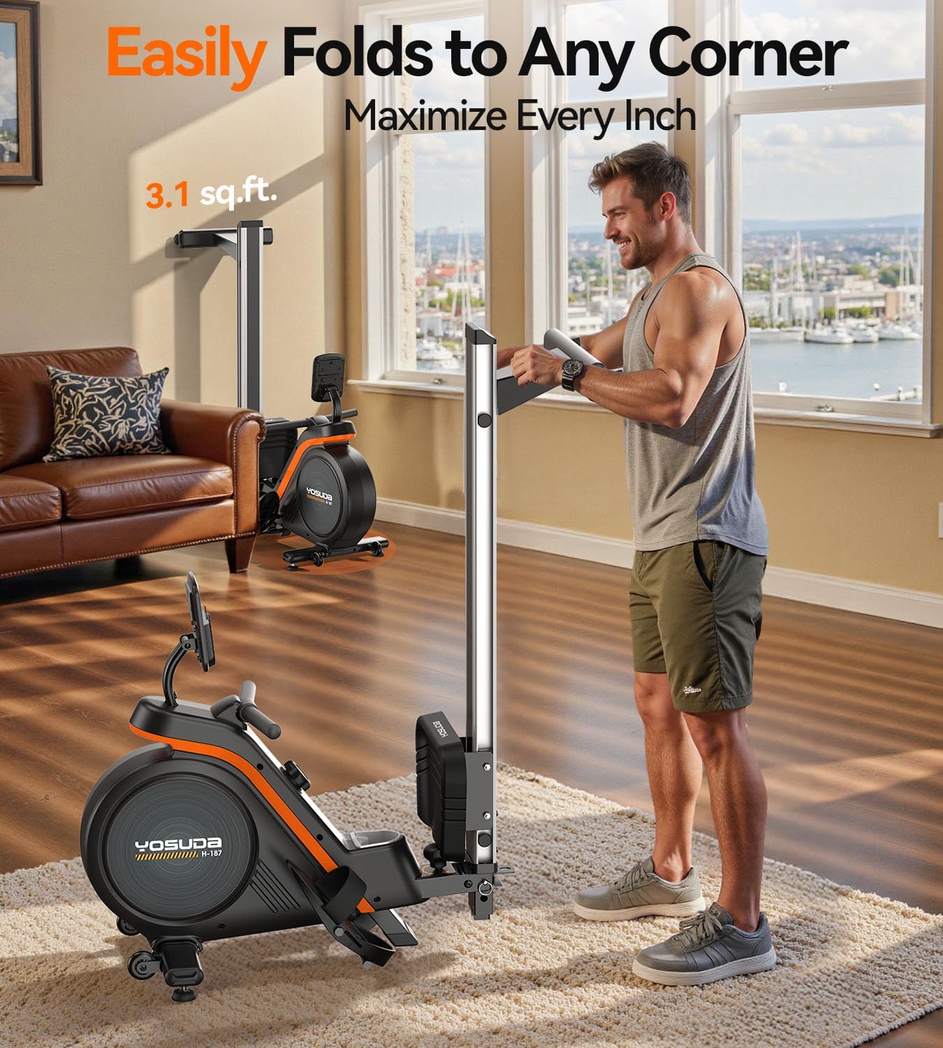 FED Fitness 187 Rowing-Machines - View #4