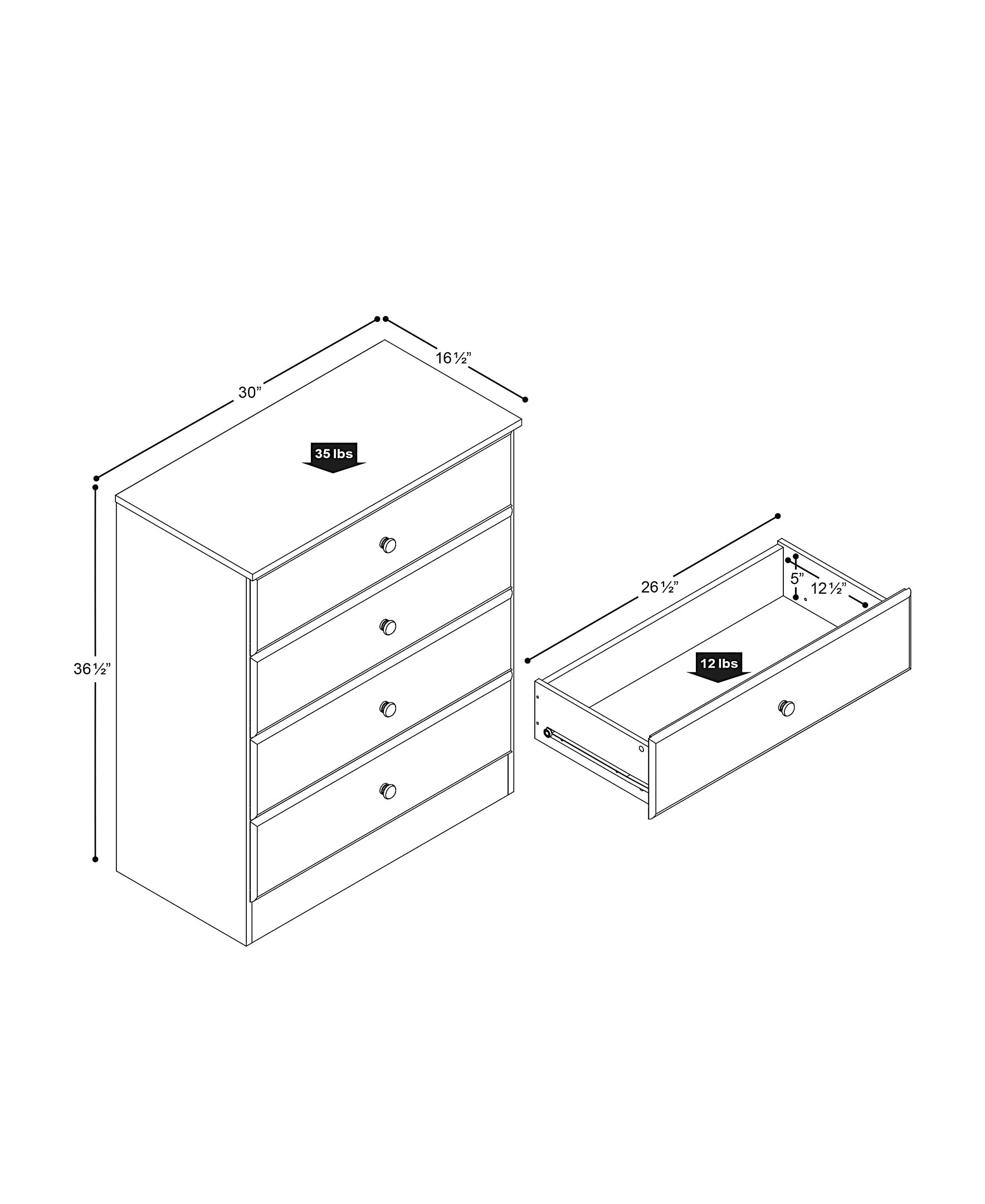 Prepac BDBR-0401-1 dressers - View #7