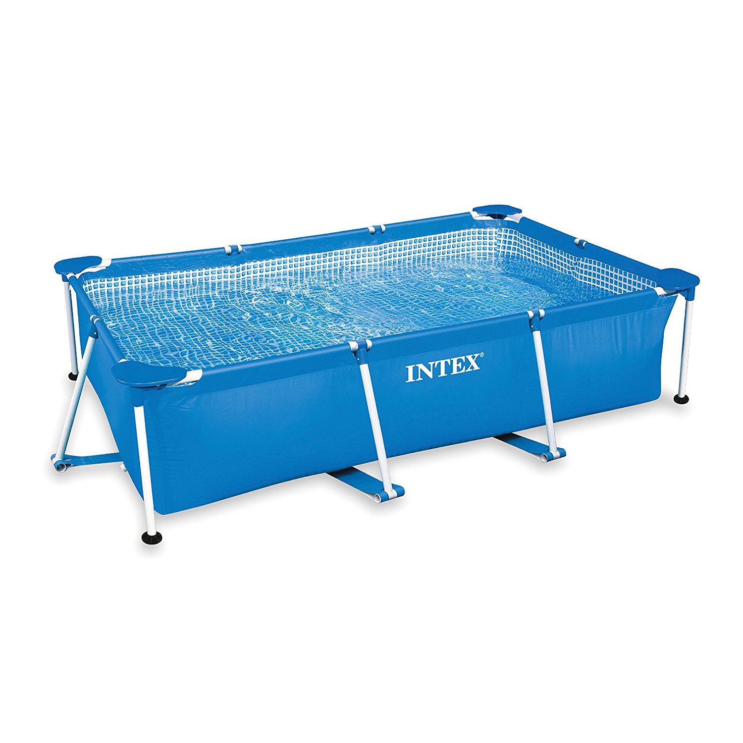 Intex 8.5-ft x 5.3-ft x 25.56-in Metal Frame Rectangle Above-Ground Pool