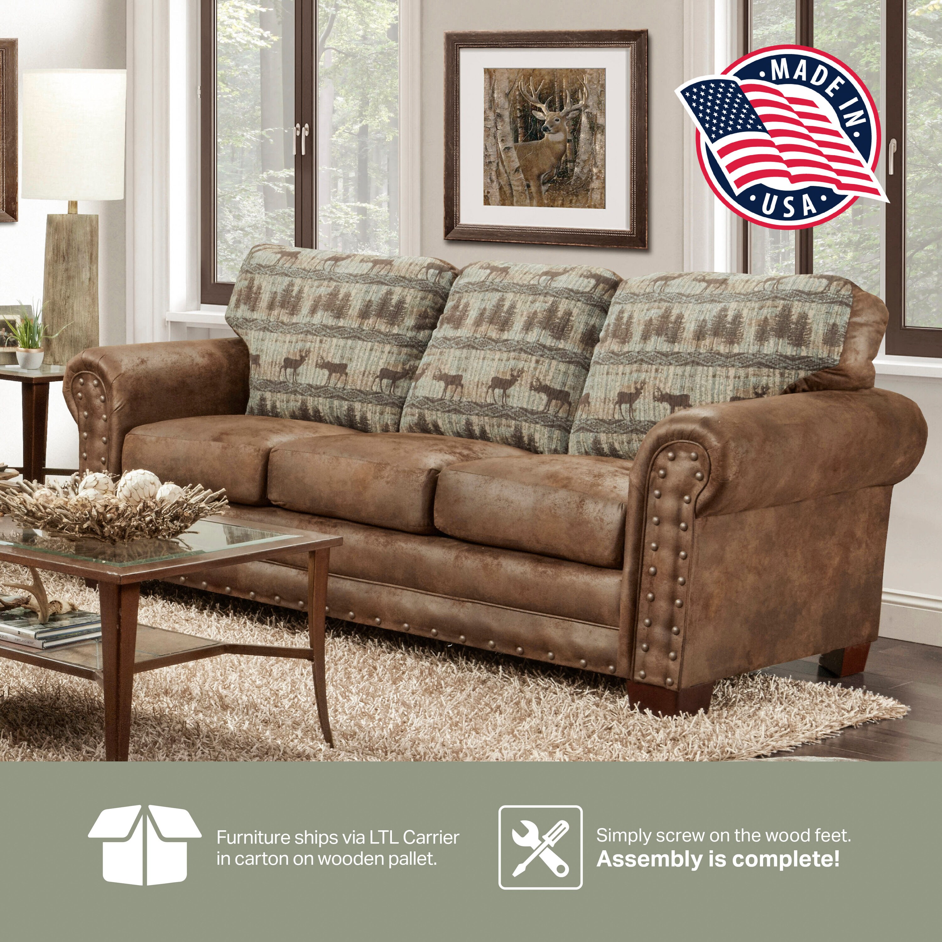 A Furniture Classics 8505-90 Sofas-Loveseats - View #6
