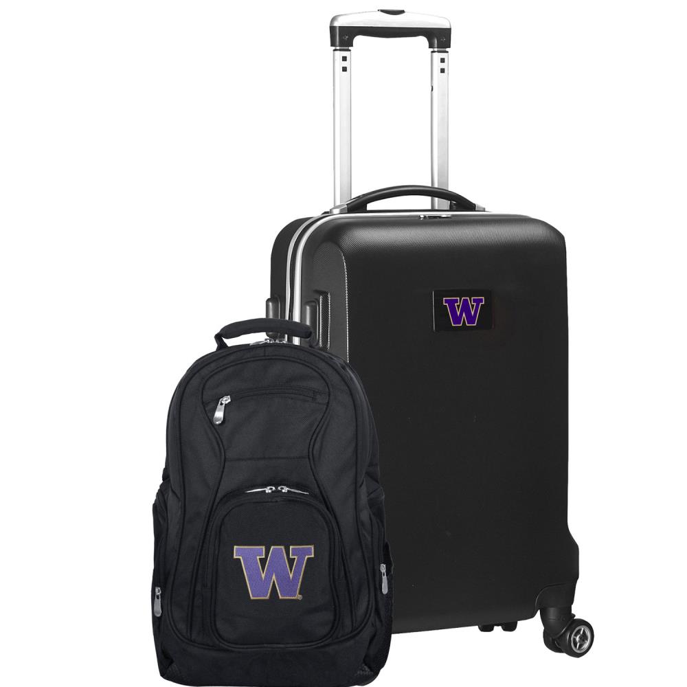 Mojo Licensing CLWAL104_BLACK 24 X 15 X 9.5 Black Polycarbonate Hardshell Suitcase Set (2-Bag)