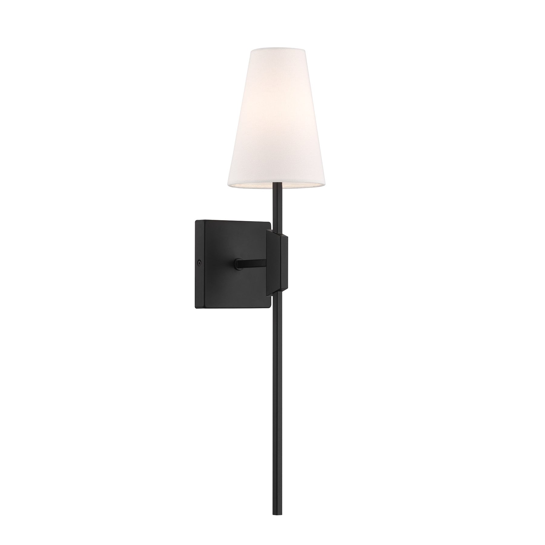 Meridian Lite Trends M90114MBK Meridian 5-in W 1 -Light Matte Black Bohemian/global Wall Sconce