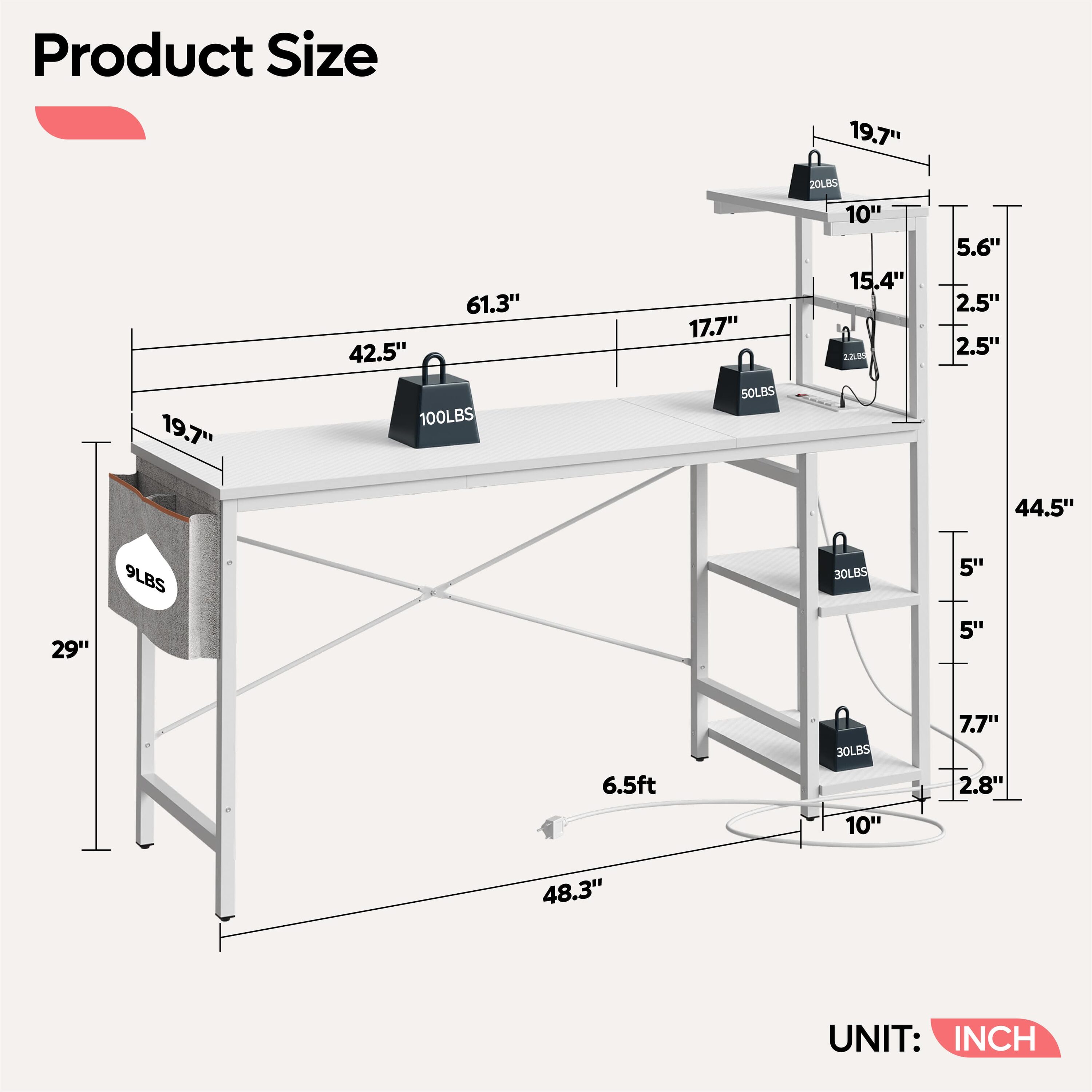 Bestier LOW-H101116GUS-WDCF desks - View #5