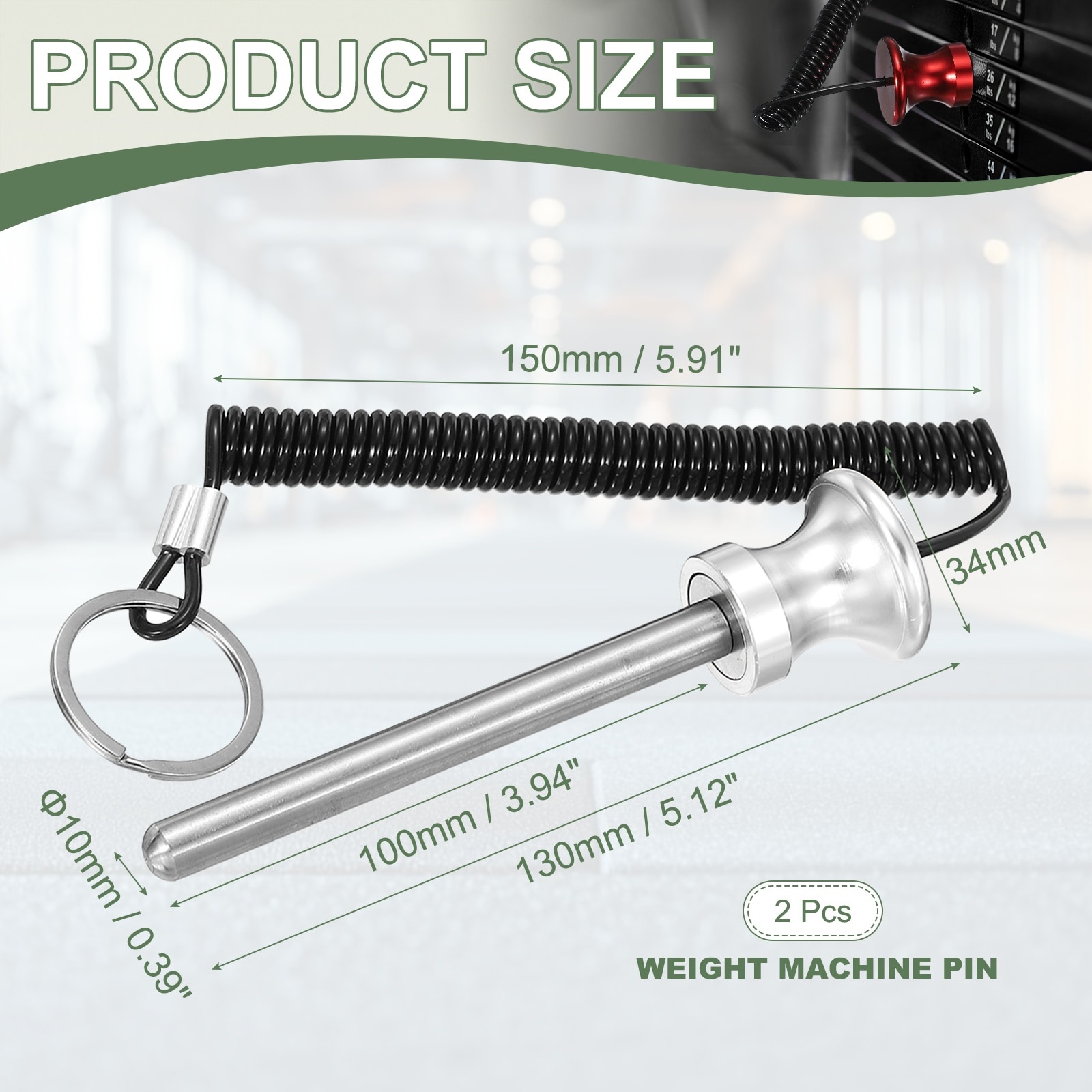 Unique Bargains S26052500UX1555 Weight-Training-Accessories - View #2