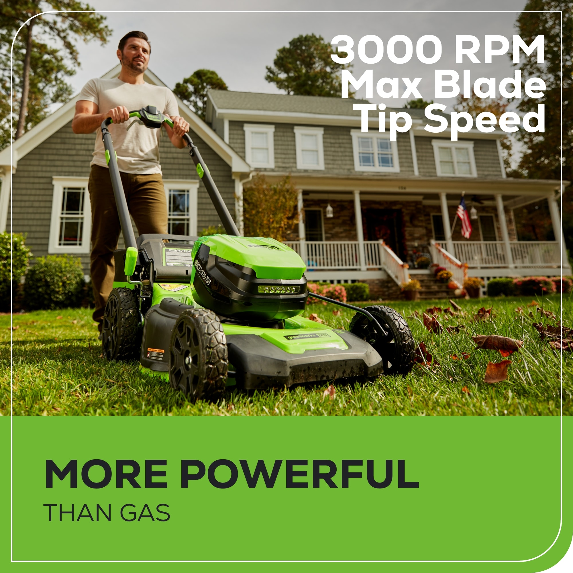 Greenworks MO80L511 Cordless-Elec-Push-Mowers - View #6