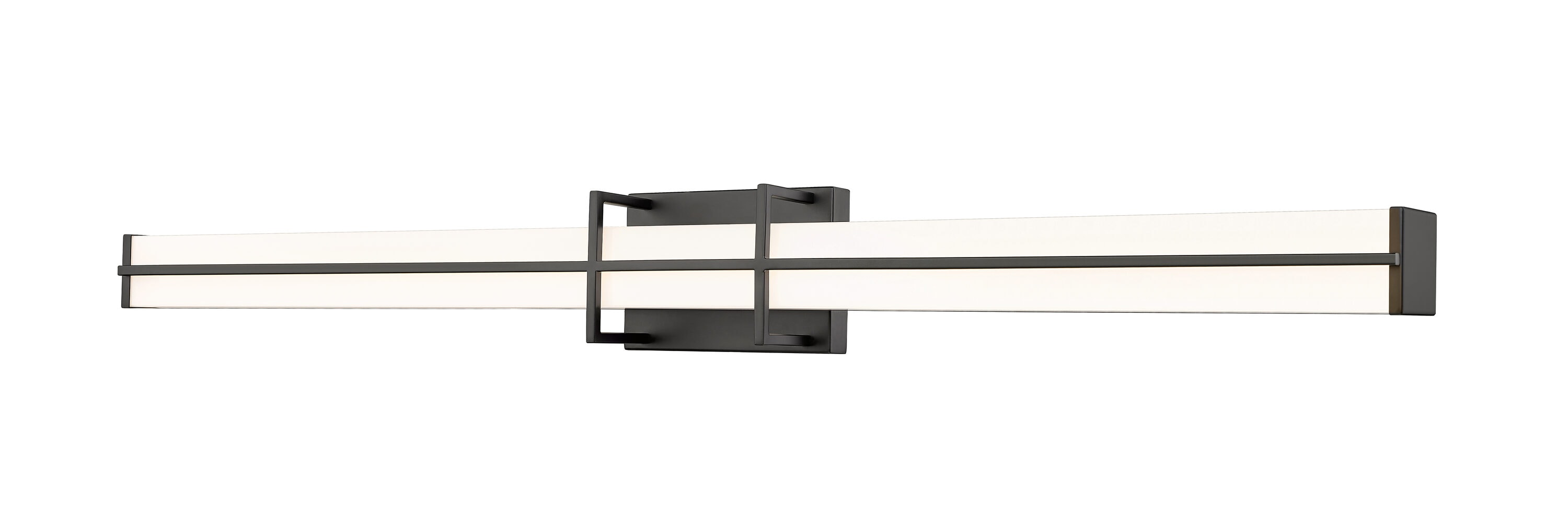 Z-Lite 1011-40W-MB-LED Harrison 40-in 1 -Light Matte Black Integrated LED Modern/contemporary Vanity light