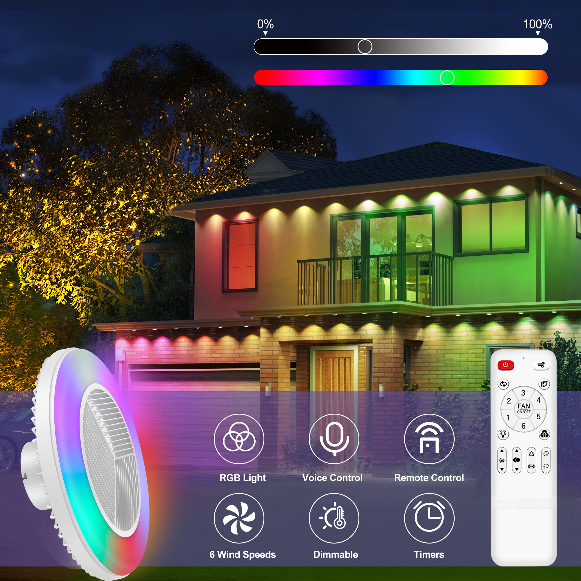 Breezary 32015-WH Ceiling-Fans - View #12