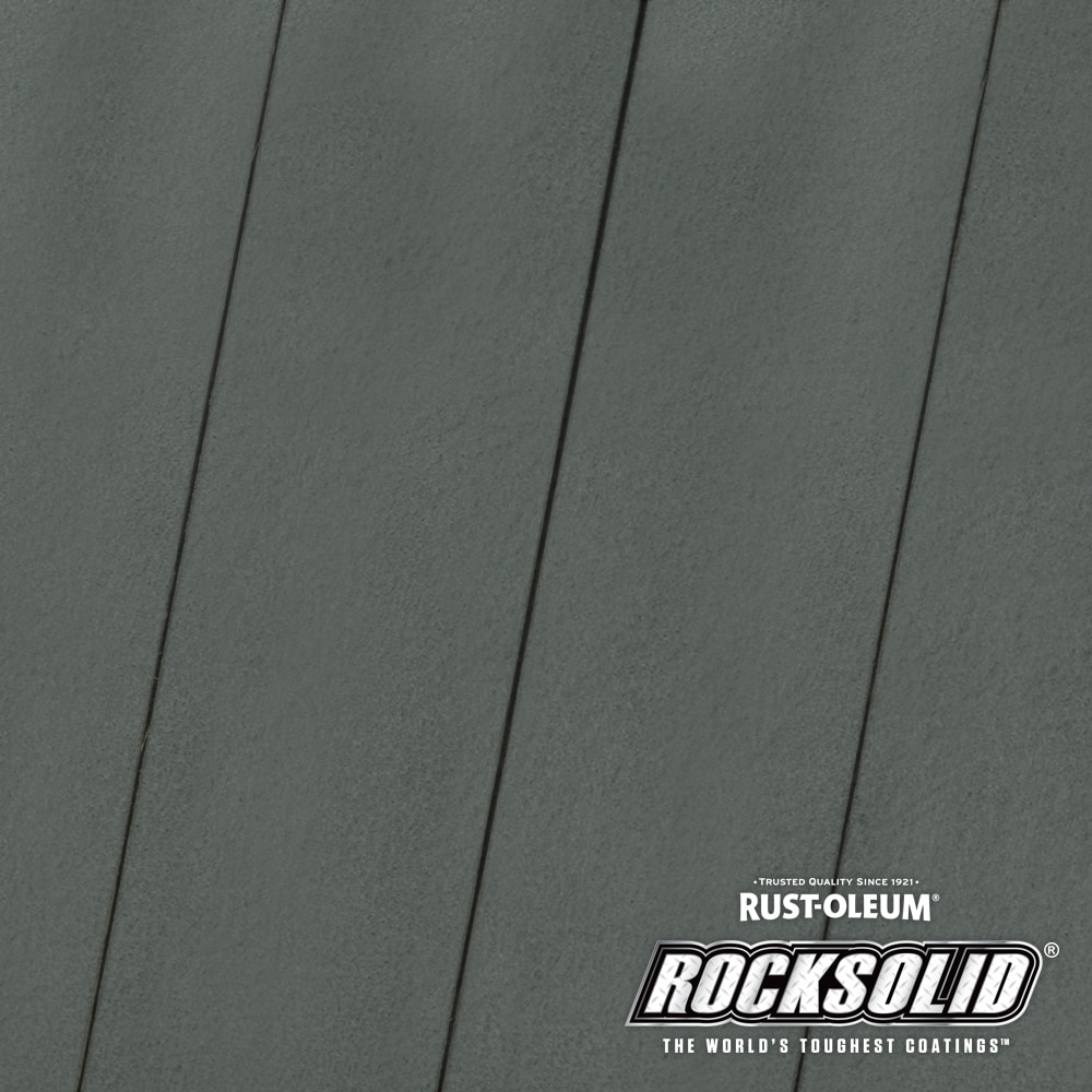 Rust-Oleum RockSolid 20X Deck Resurfacer Pre-tinted Pewter Solid ...