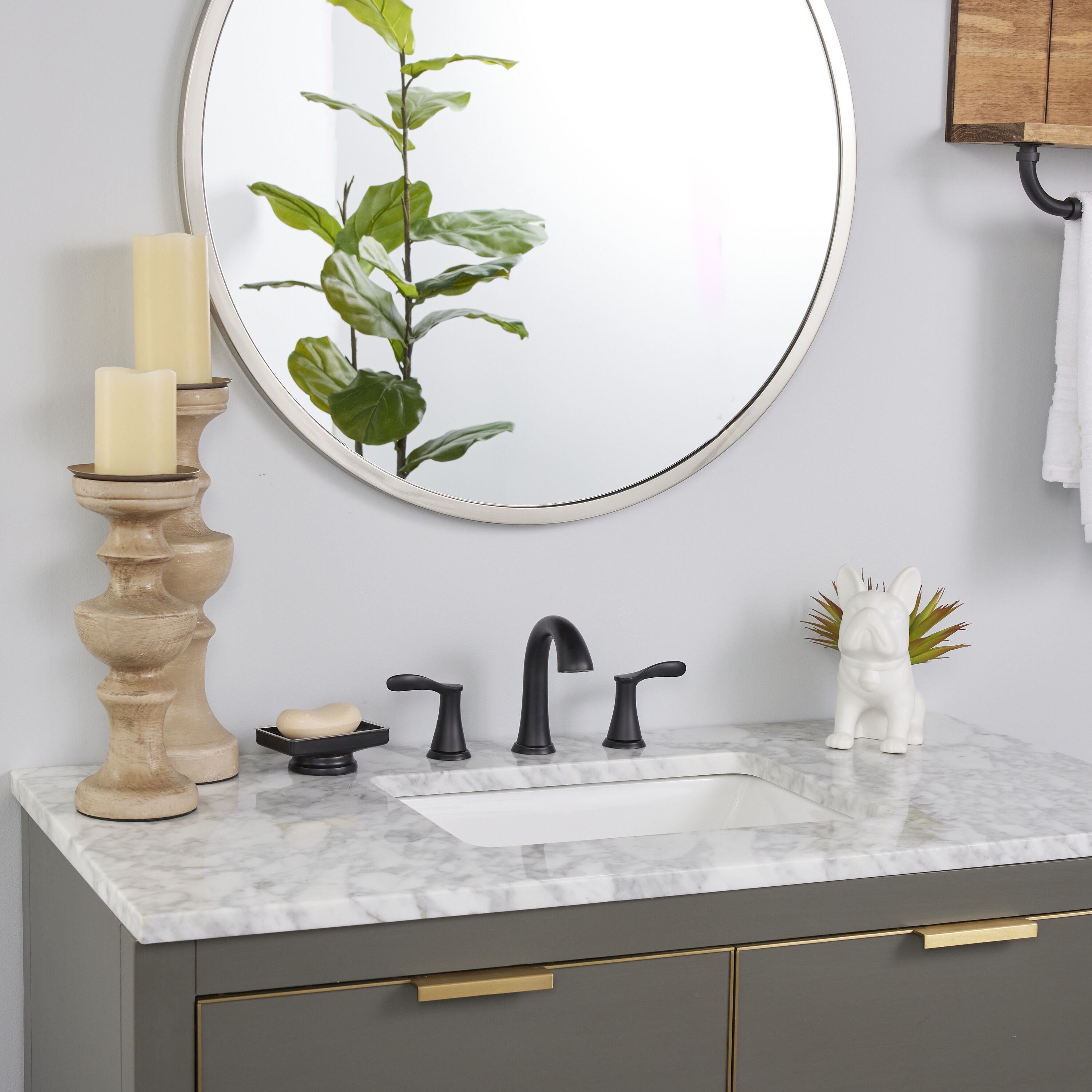 allen + roth FW6AC021BL Lavatory-Faucets - View #6