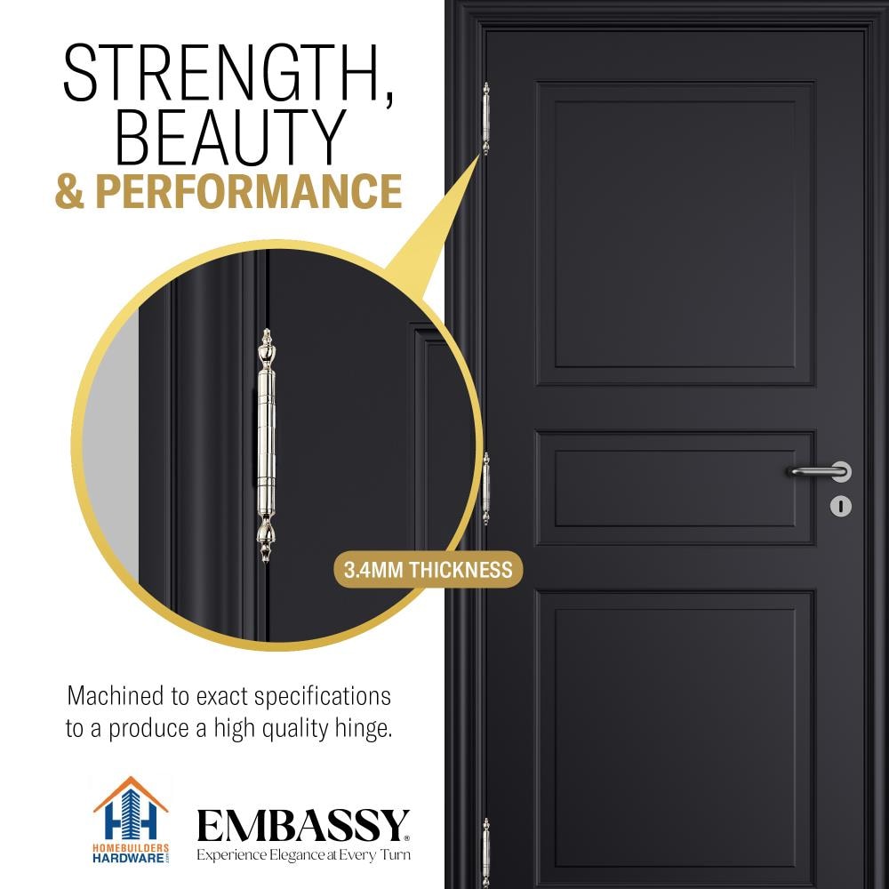EMBASSY 4040BBUS14F-1 Entry-Door-Hinges - View #4