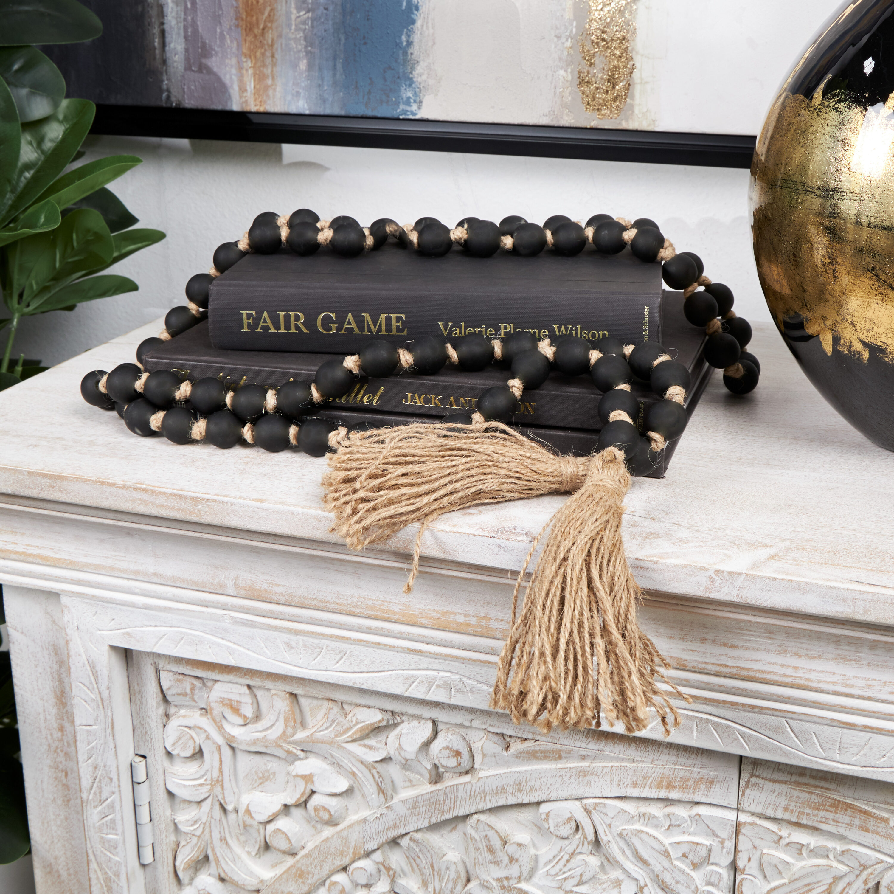 Grayson Lane 821365 Black Glass Country Decorative object