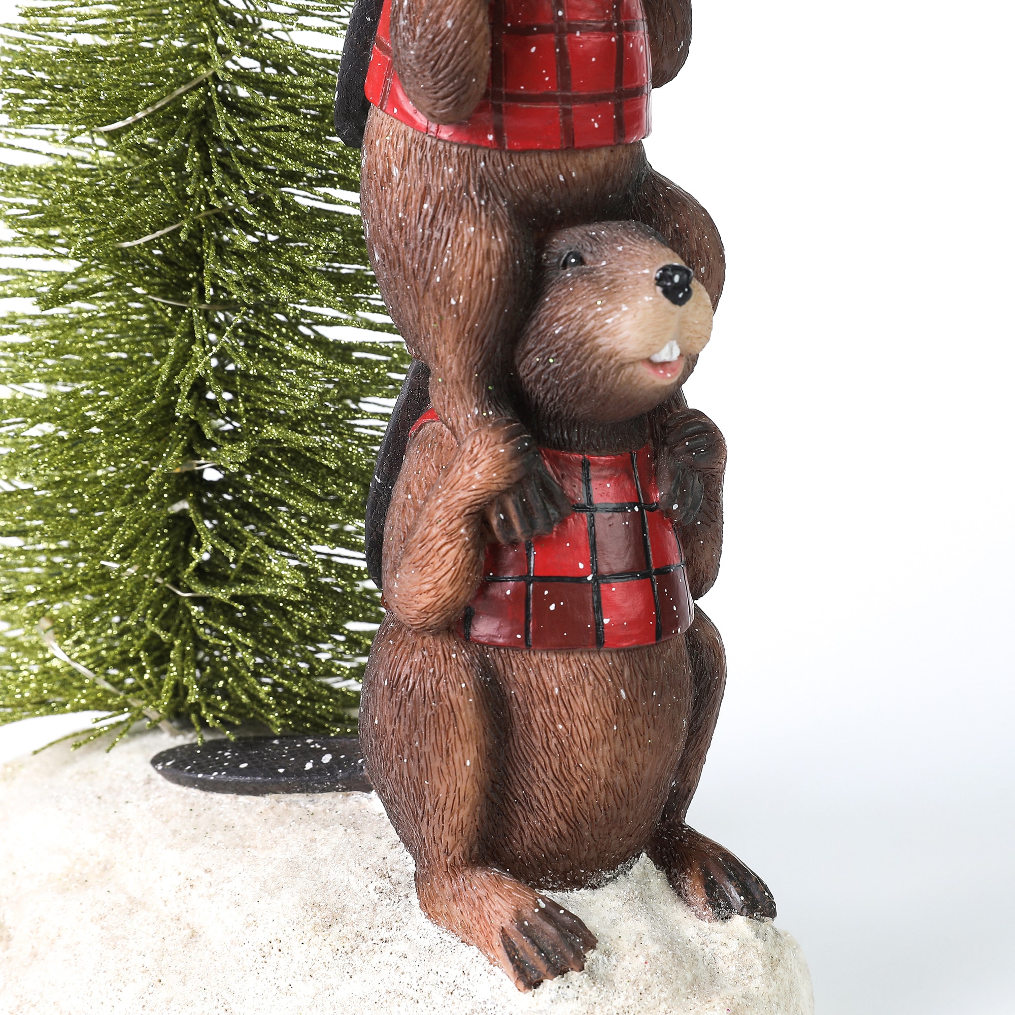 LuxenHome WHST389 Table-Christmas-Decorations - View #4