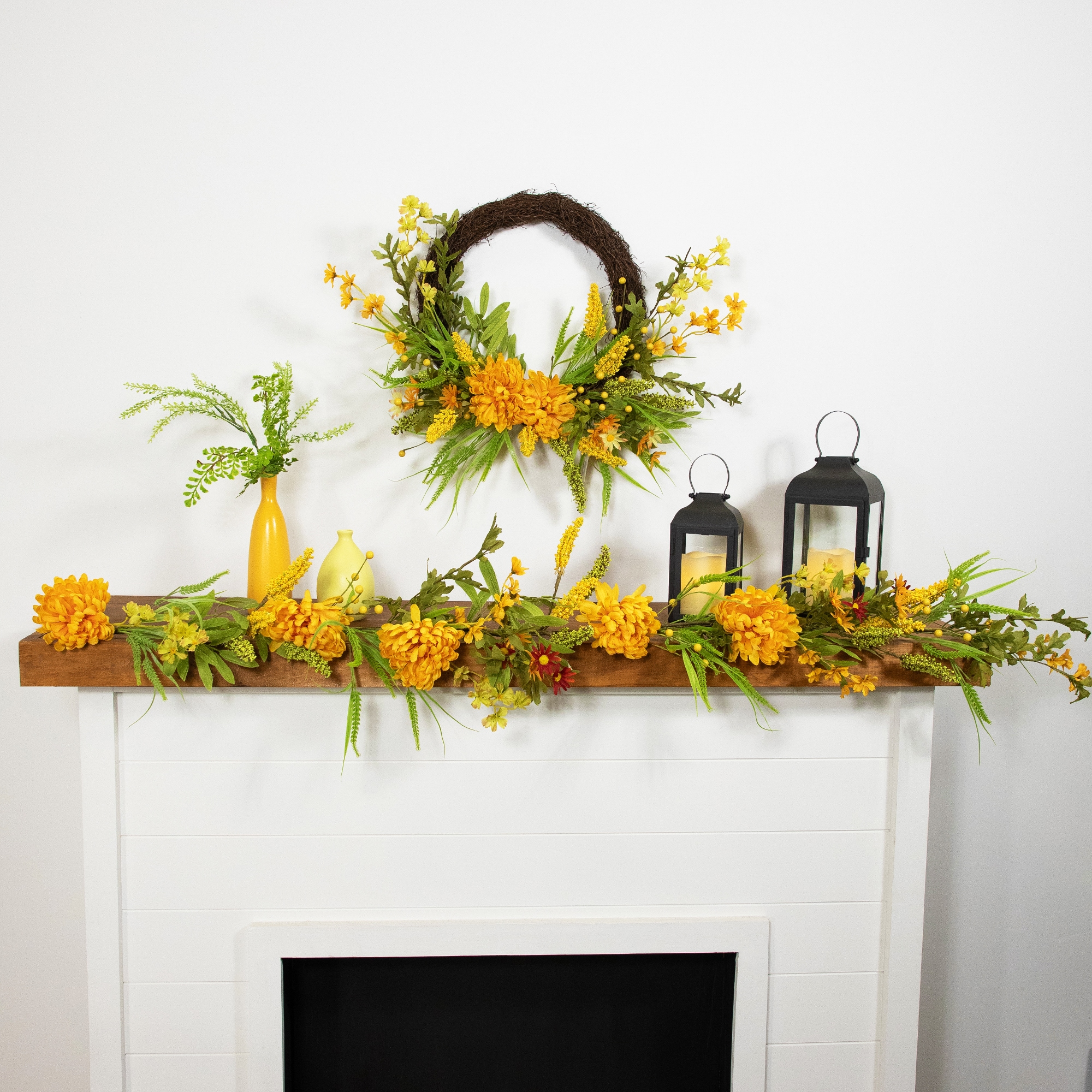 Northlight 34868421 Artificial-Thanksgiving-Wreaths - View #4