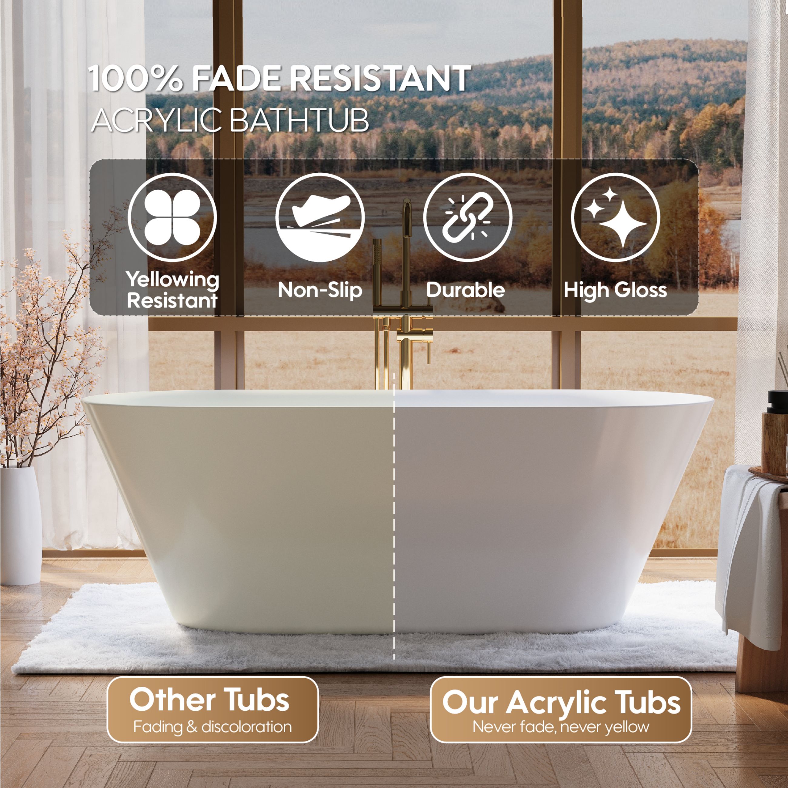 LIVIZA LBTY-VZ66SAB bathtubs - View #8
