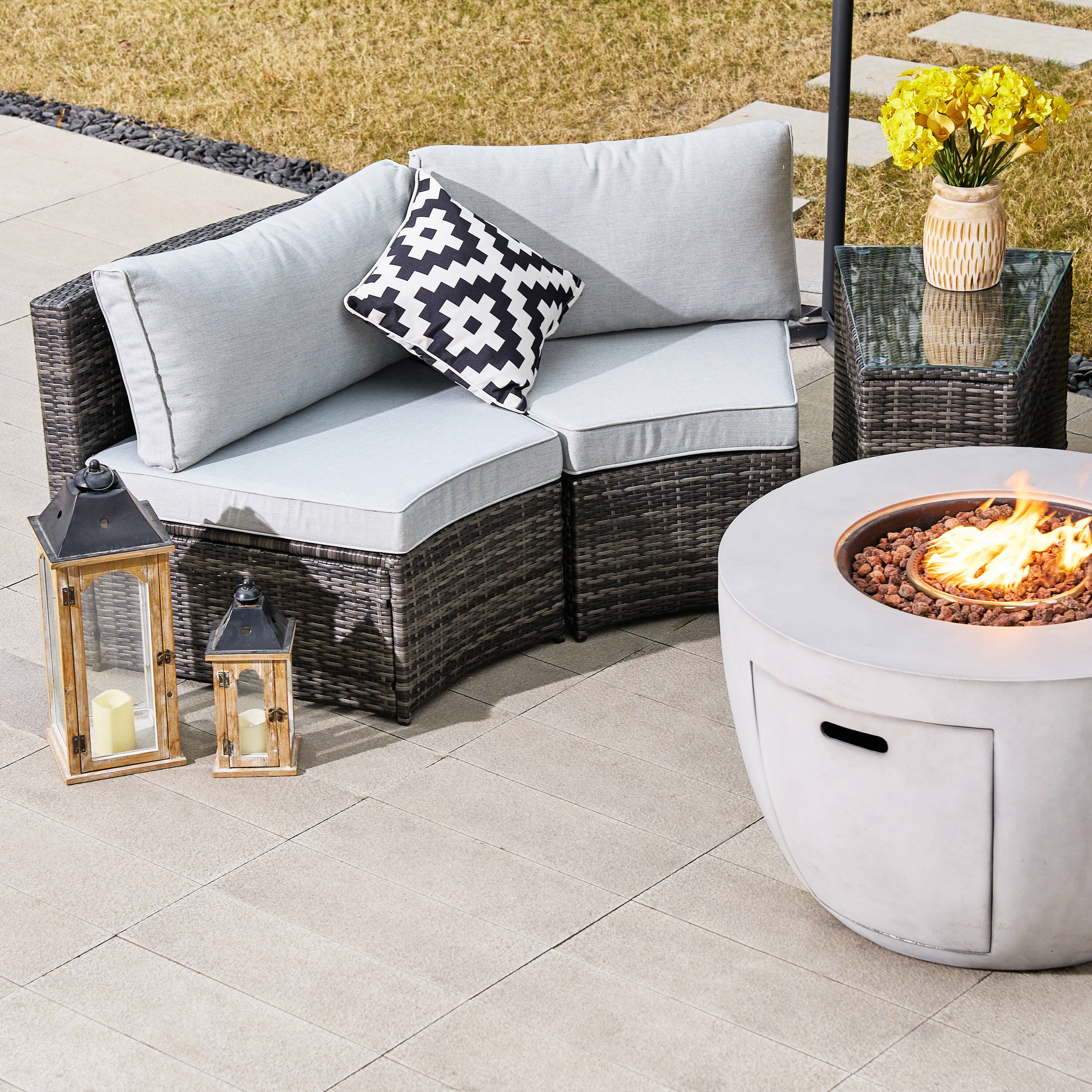 Direct Wicker DWS-1205B6S2T&2160G Patio-Conversation-Sets - View #9