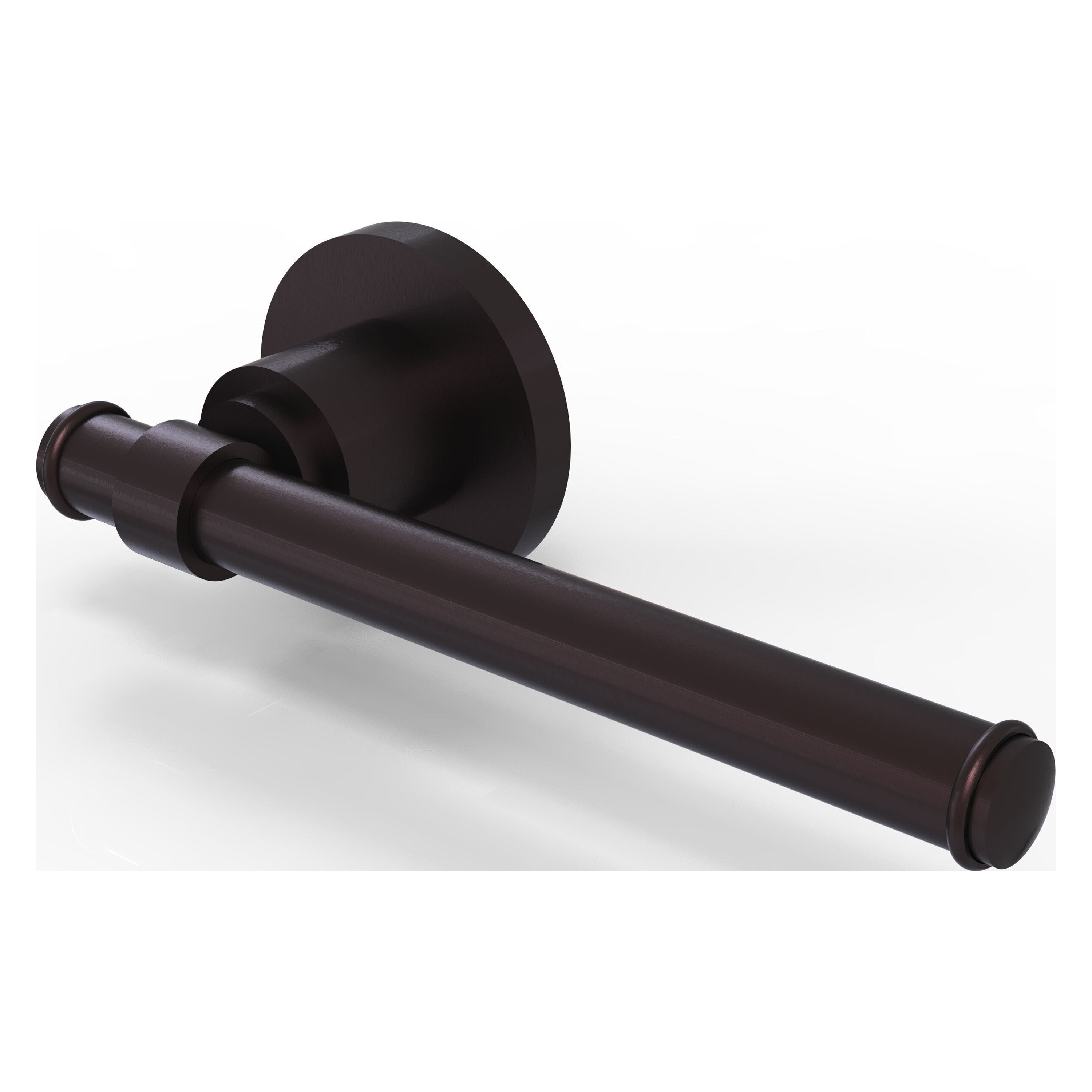 Allied Brass WS-24E-ABZ Washington Square Antique Bronze Wall mount Single post Toilet Paper Holder 1 -Rolls