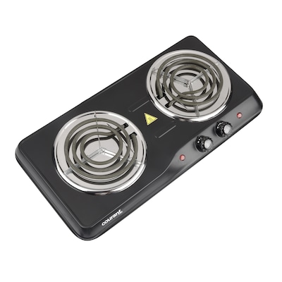 Double Burner Hot plate for Cooking - 12 Inches GCHP-12-2 - General Food  Service