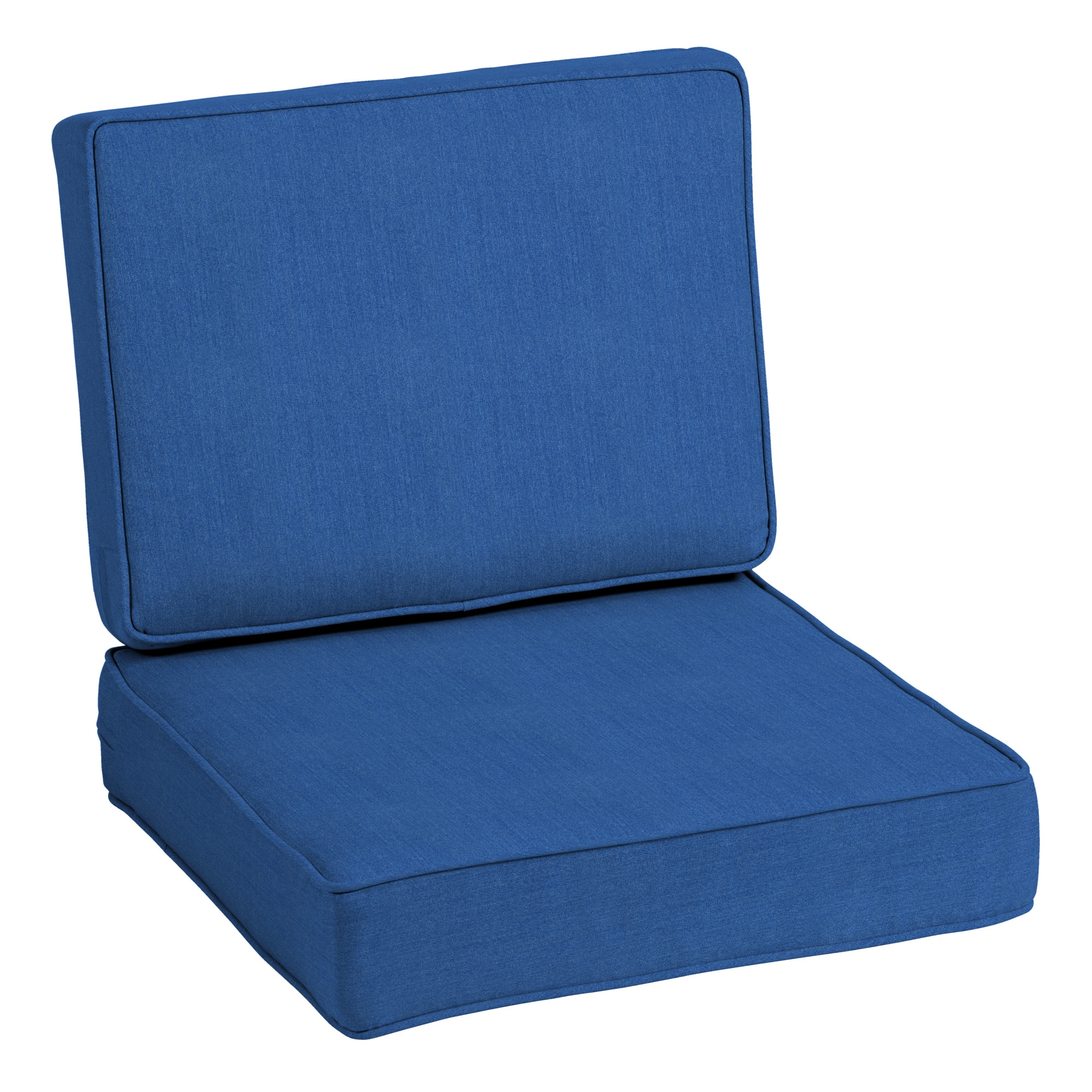 Arden Selections Sapphire Leala Outdoor Deep Seat Cushion Set, Blue