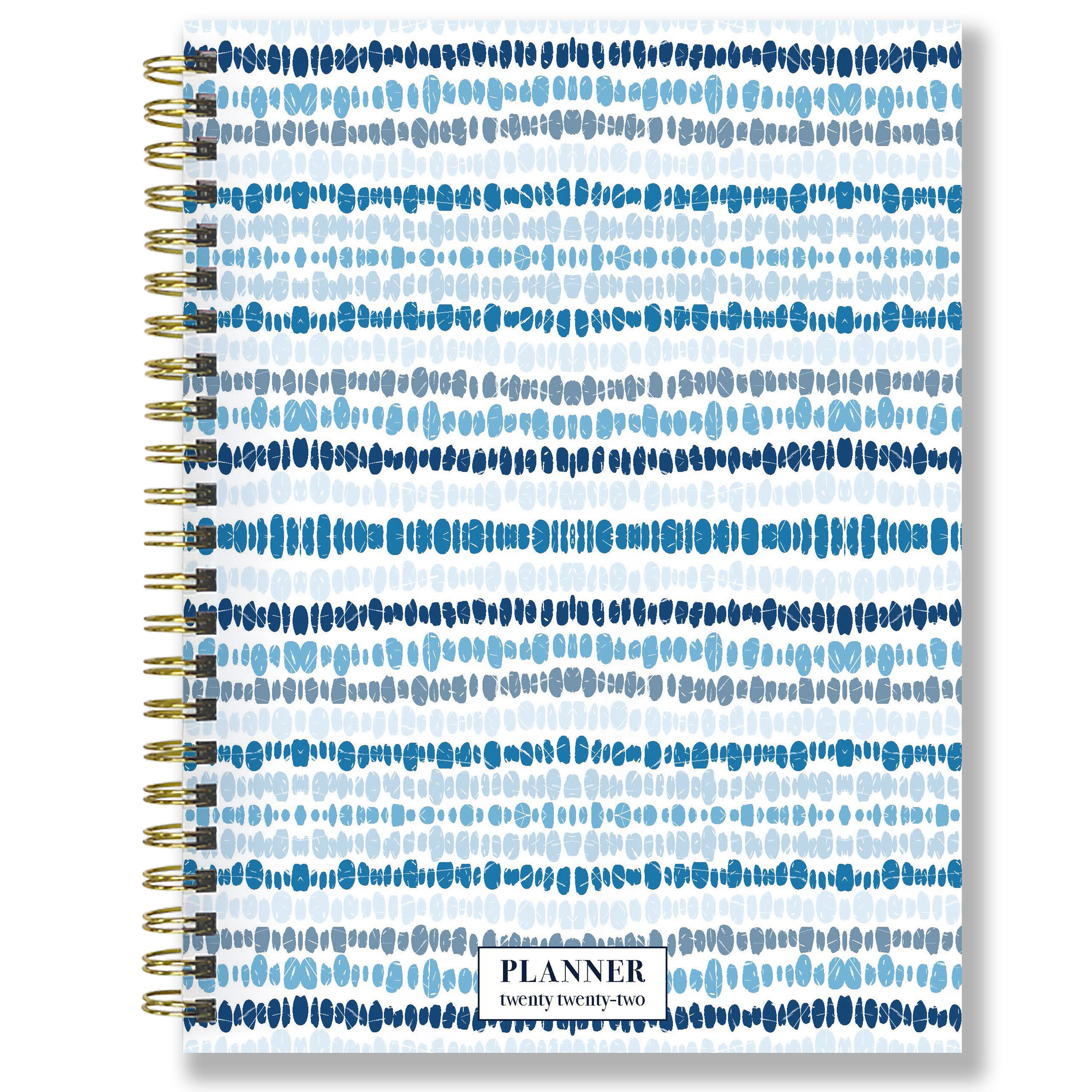 TF Publishing 2022 Pulsing Blue Medium Weekly Monthly Planner