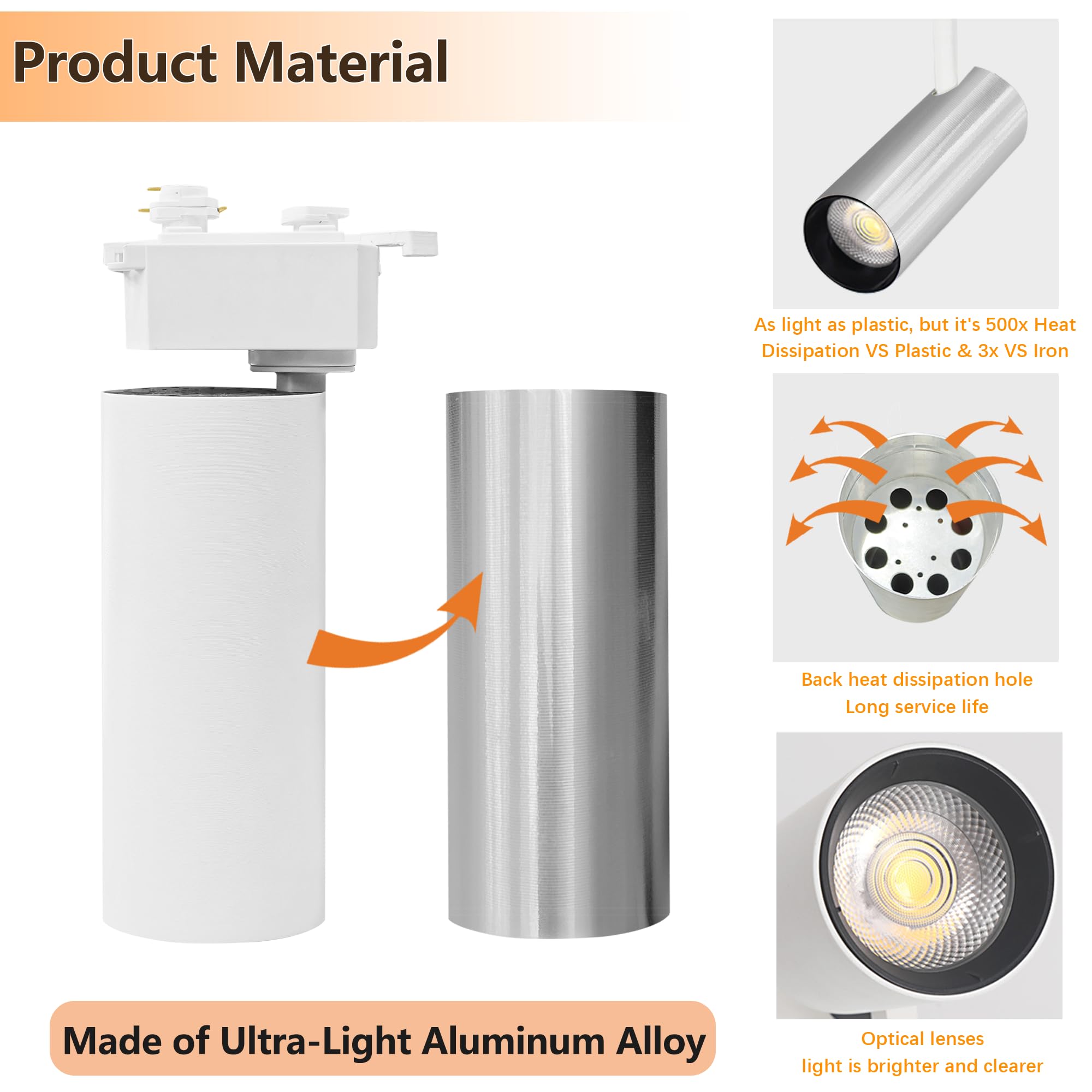 Aoibox LABC2ZP8 Fixed-Track-Lighting - View #3