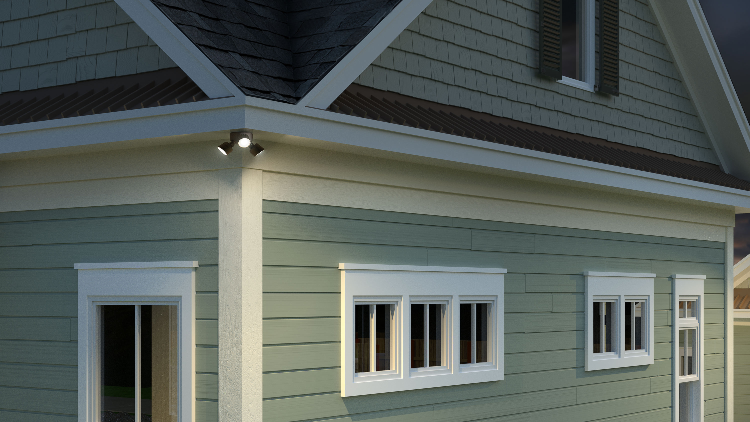 Lithonia Lighting HGXLED3RHALOSWW2PEWH Dusk-Dawn-Lighting - View #11