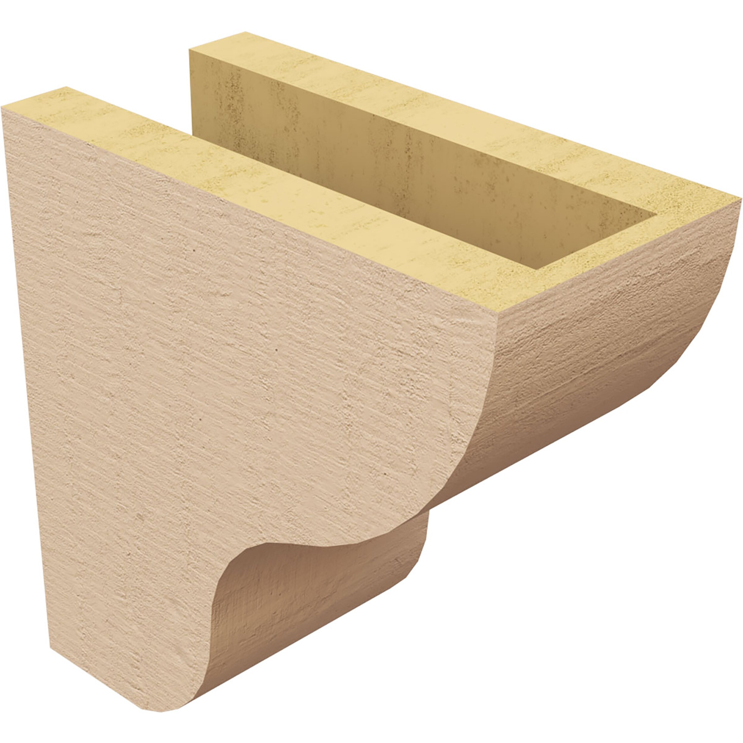 Ekena Millwork CORU04X08X08GRNRCPR corbels - View #5