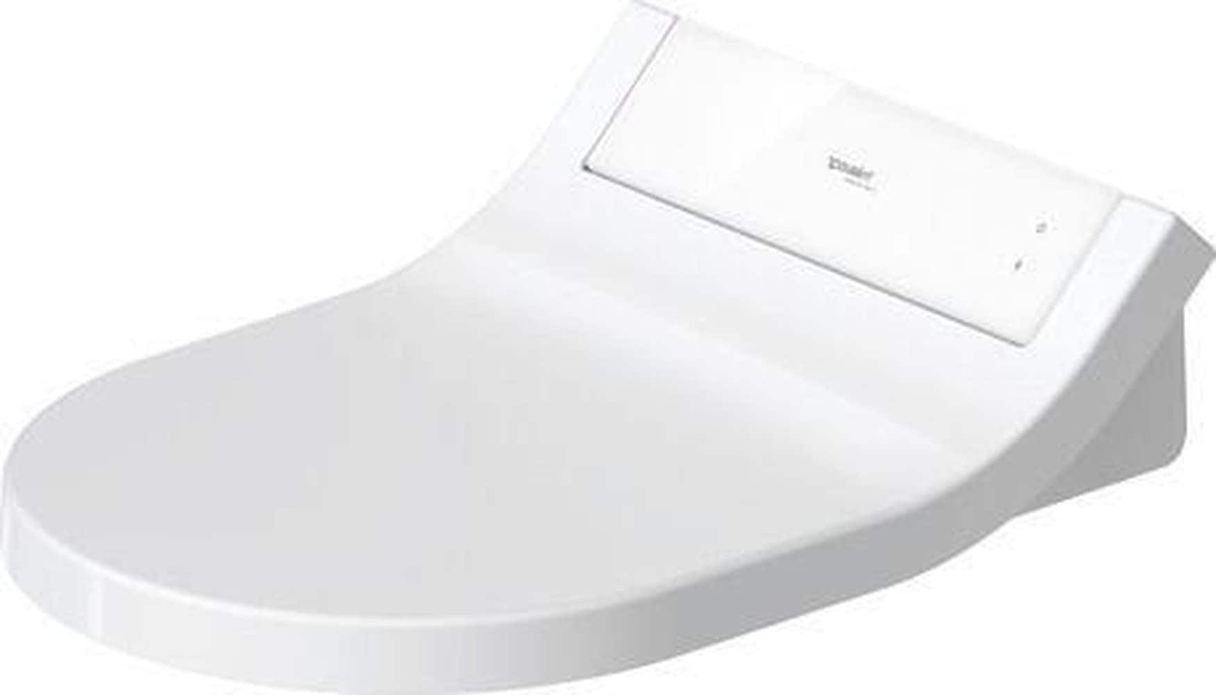Duravit 613000011001300 SensoWash Slim Bidet Seat with Air Dryer for Elongated Toilet in White