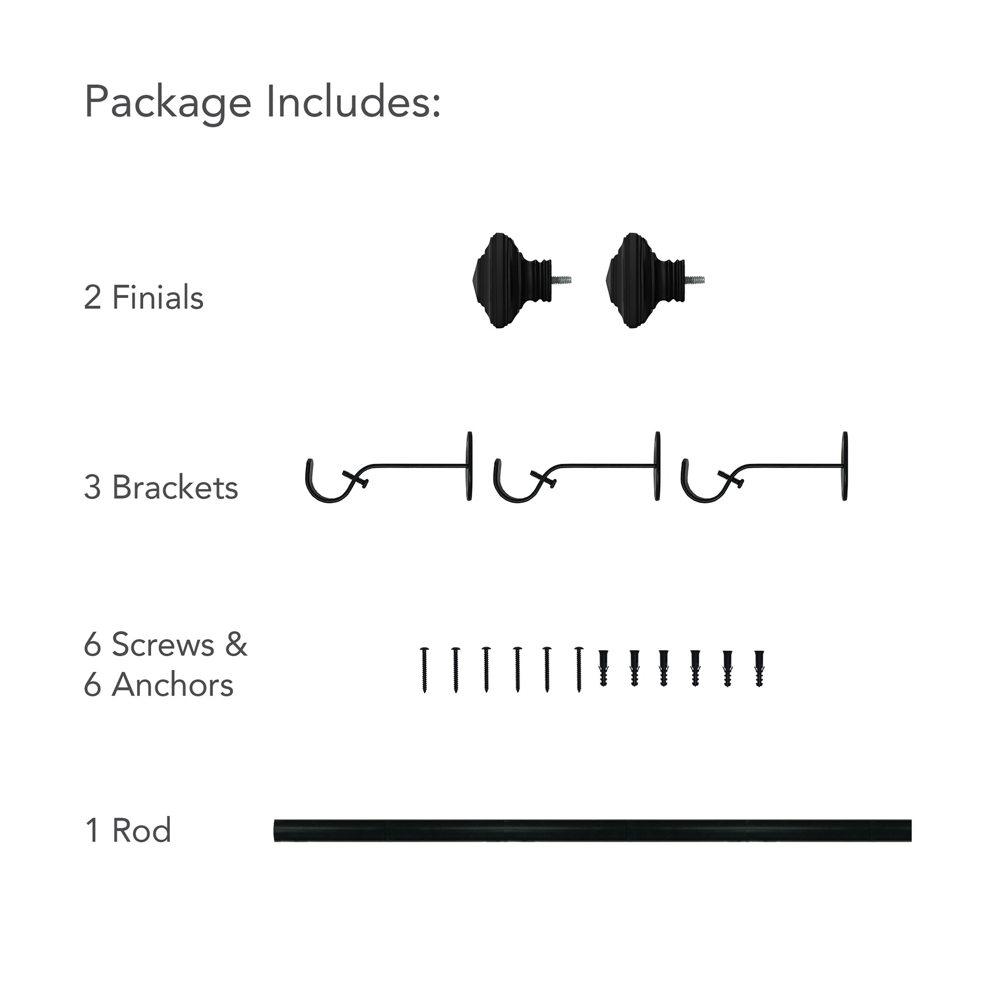 Elrene Home Fashions 026865995596 Curtain-Rods - View #4