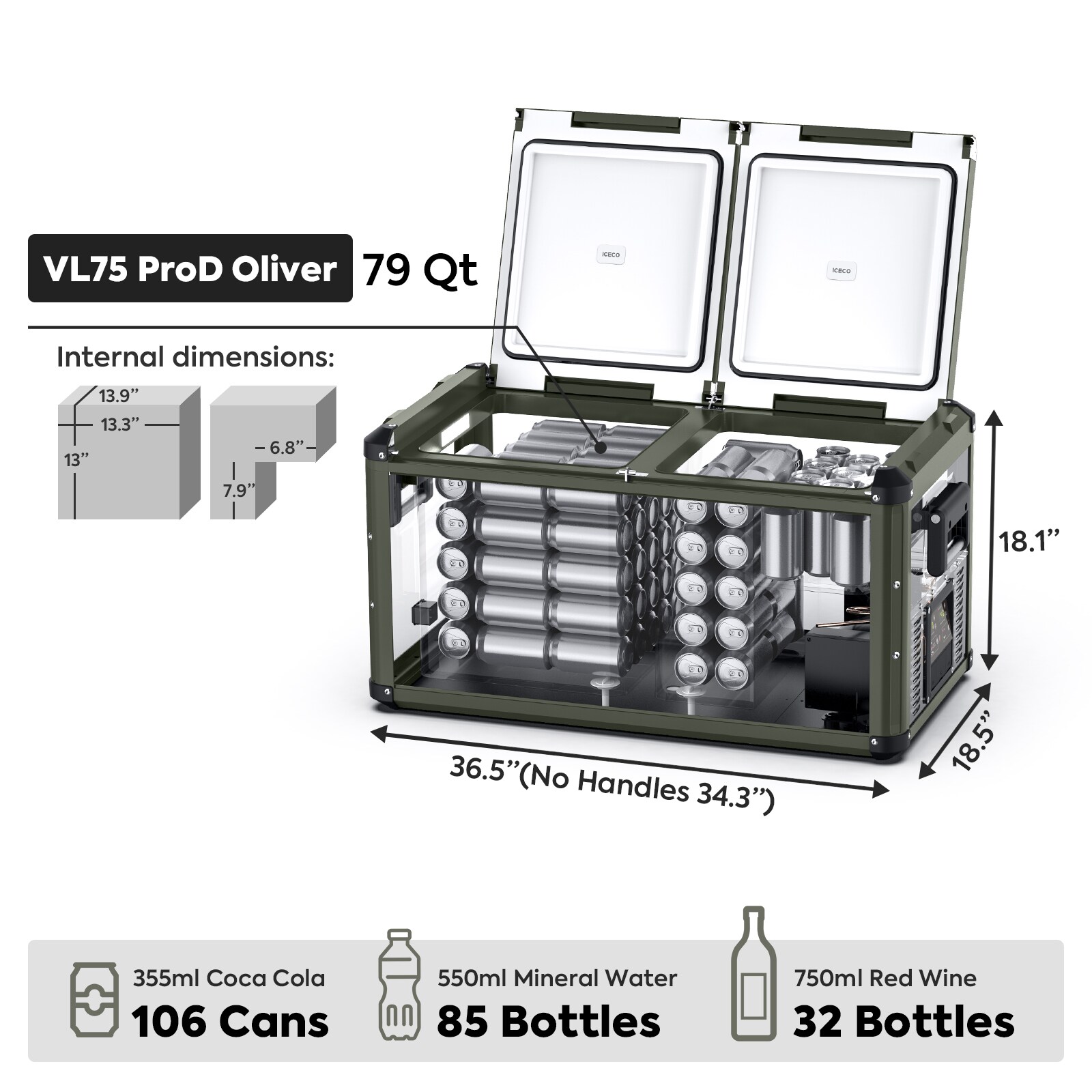 ICECO MC-VL75PROD-OLIVE Portable-Coolers - View #6