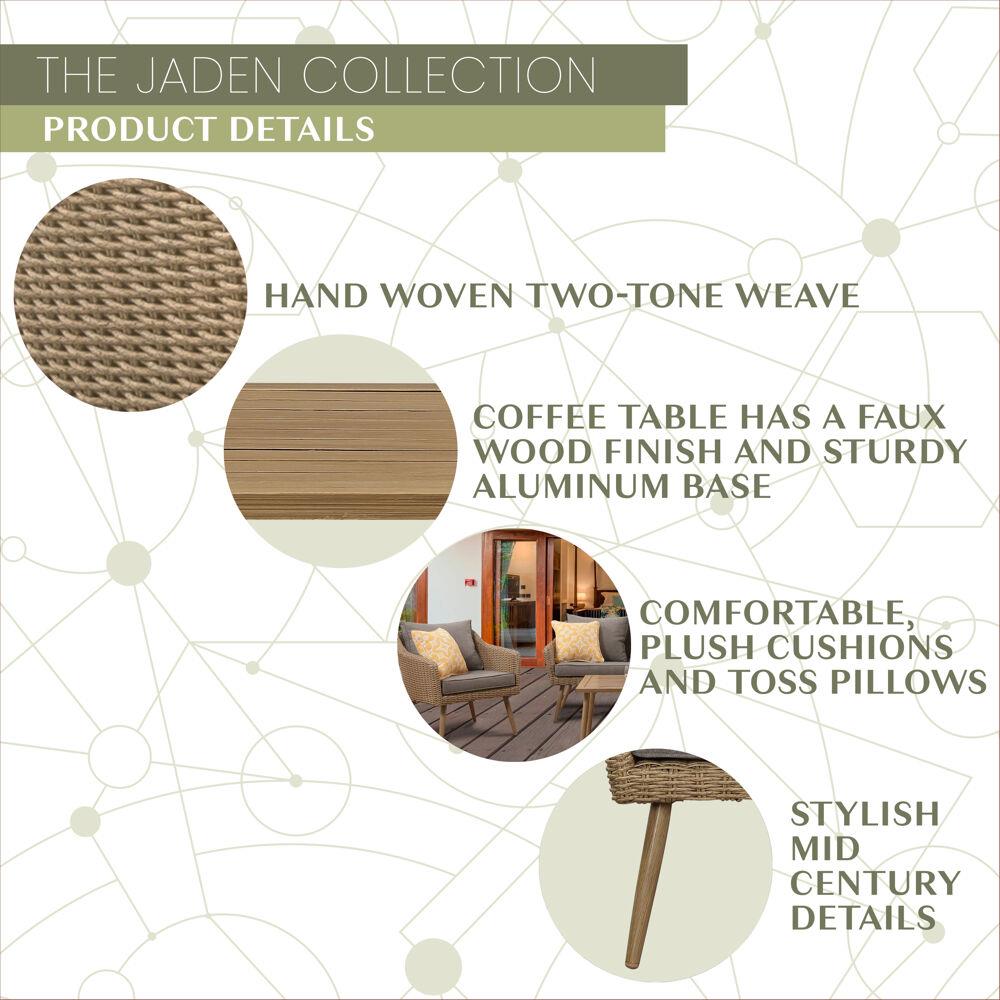 Mod Furniture JADEN4PC-GRY Patio-Conversation-Sets - View #5