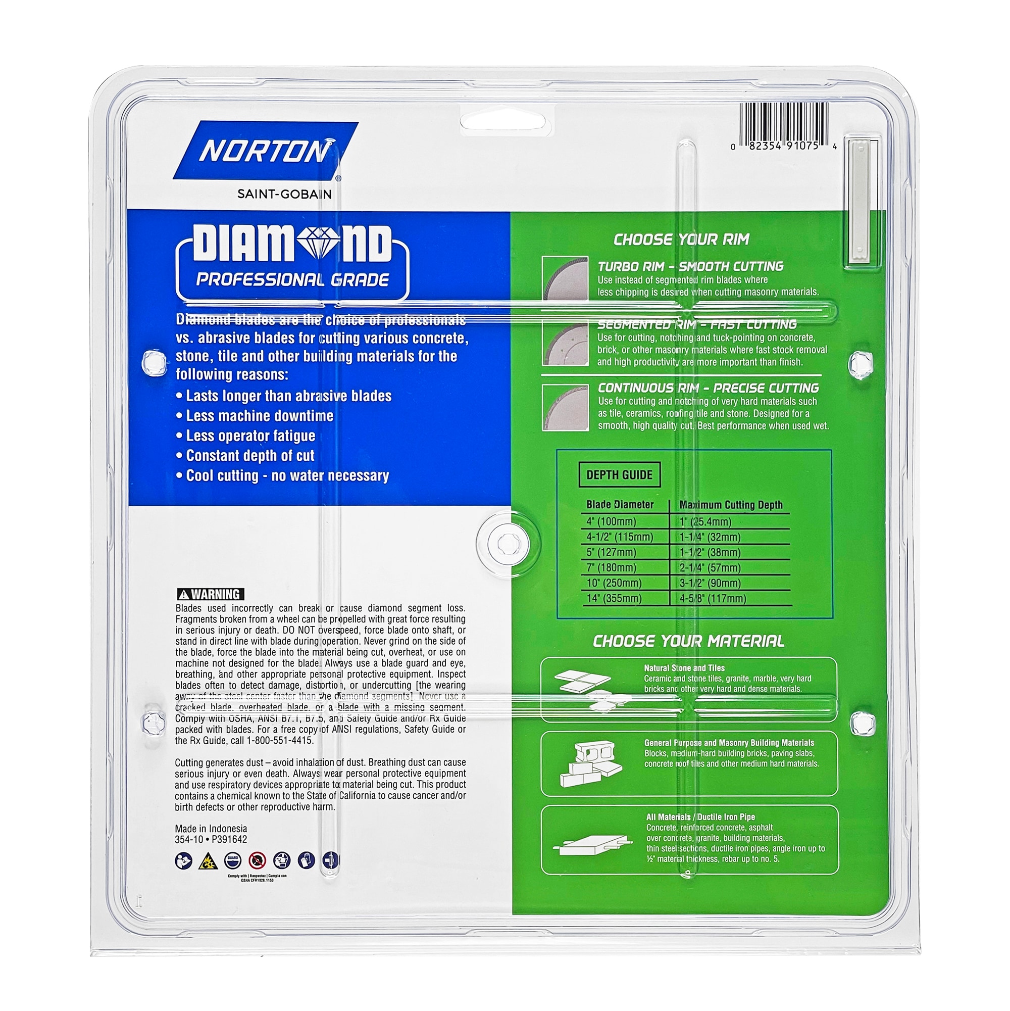 Norton 391075 Diamond-Saw-Blades - View #2