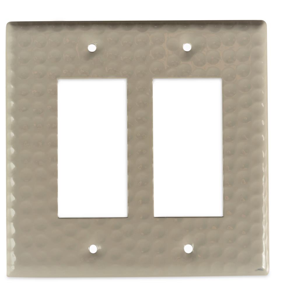 Monarch Abode 19314 2-Gang Standard Size Desert Clay Metal Indoor Decorator Wall Plate