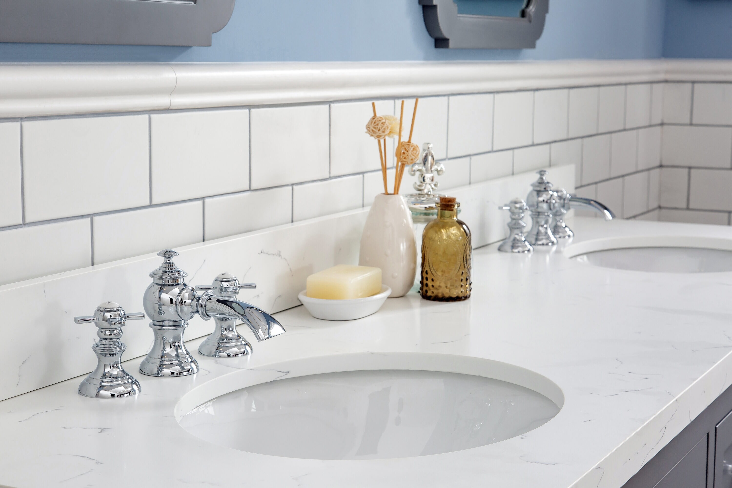 Water Creation QU72CW01CG-Q21FX1301 Bath-Vanity-Combo - View #4