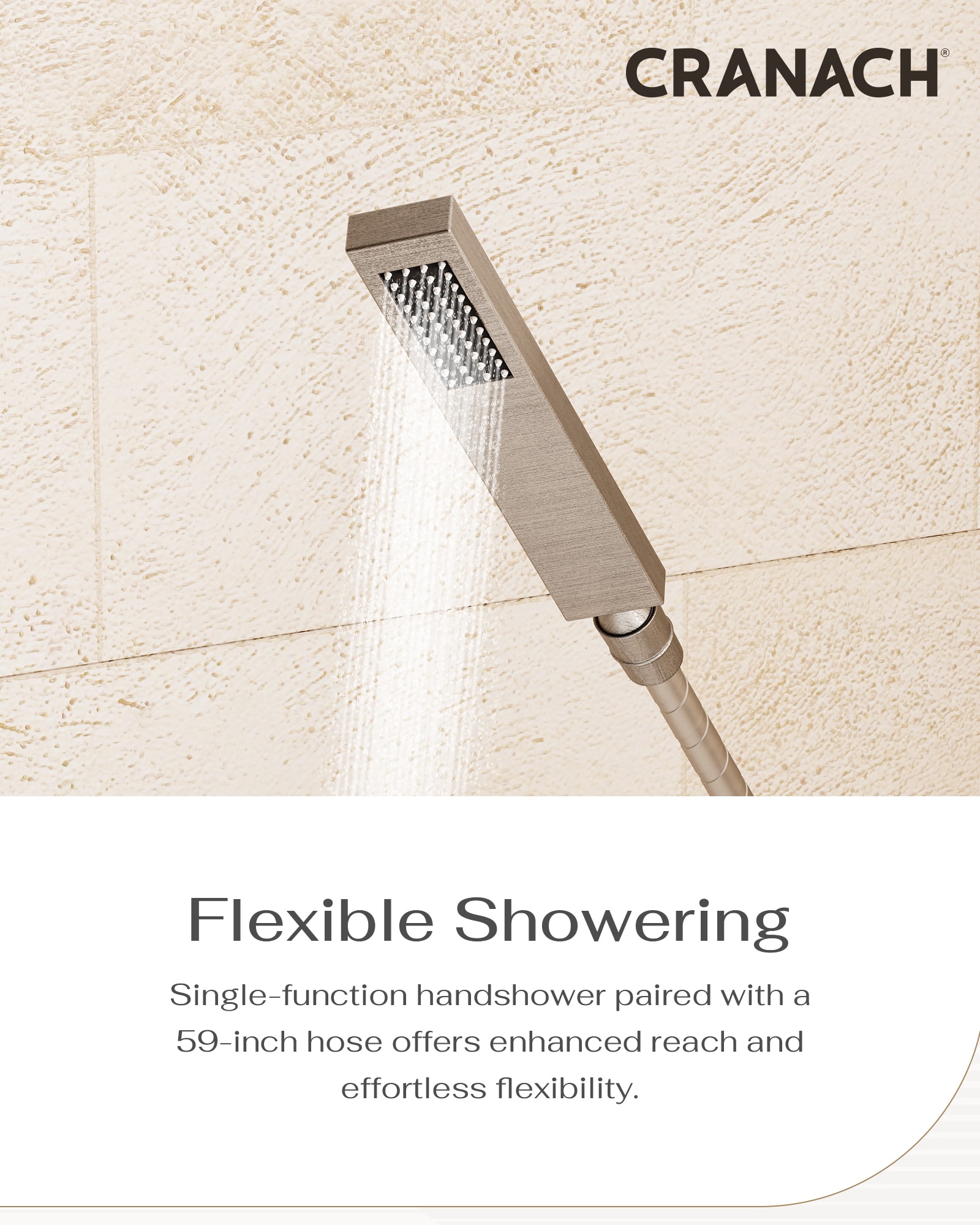 CRANACH C04.CR02.BN Showerhead-Bar-Panels - View #5