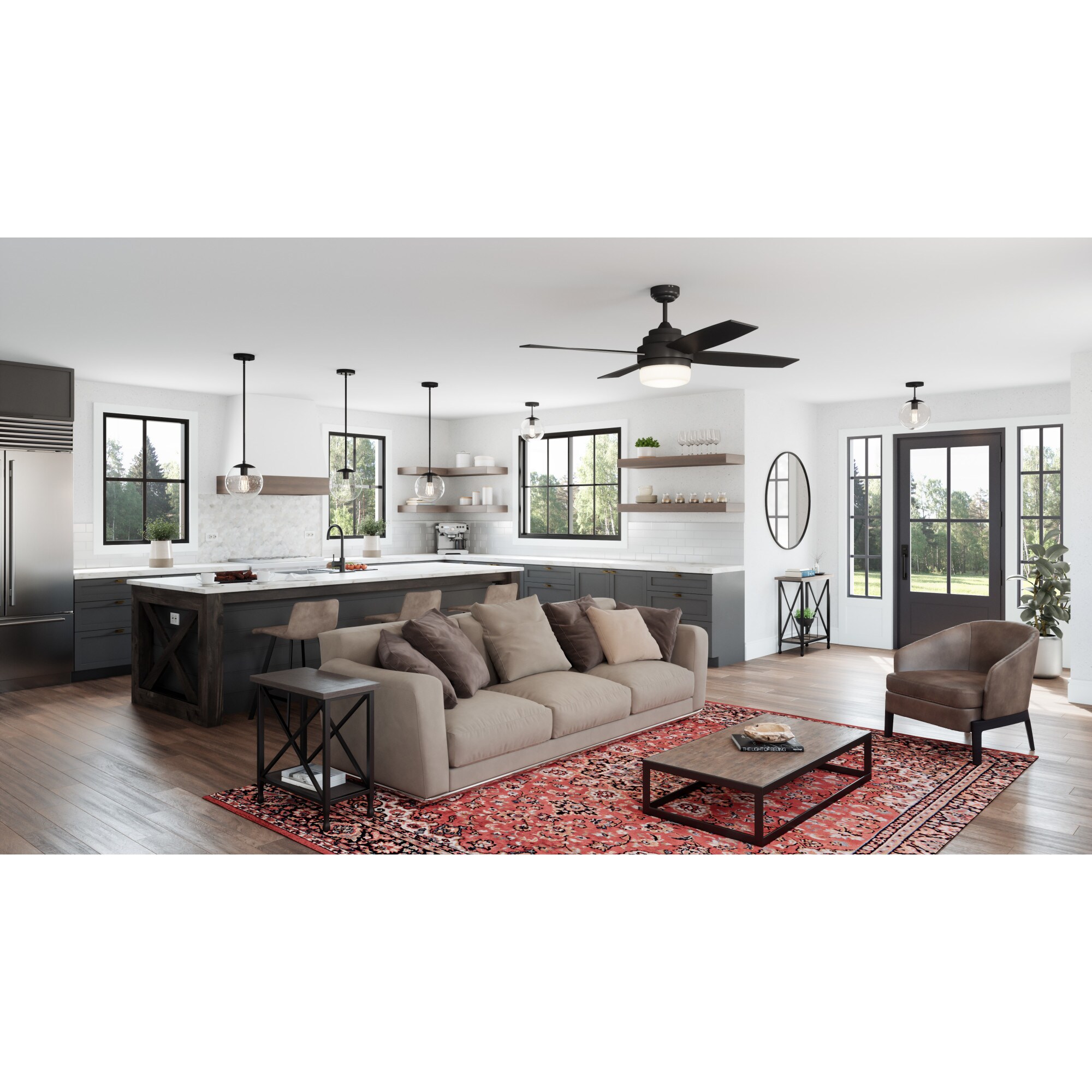 Leick Home 10136BL/GR stools - View #7