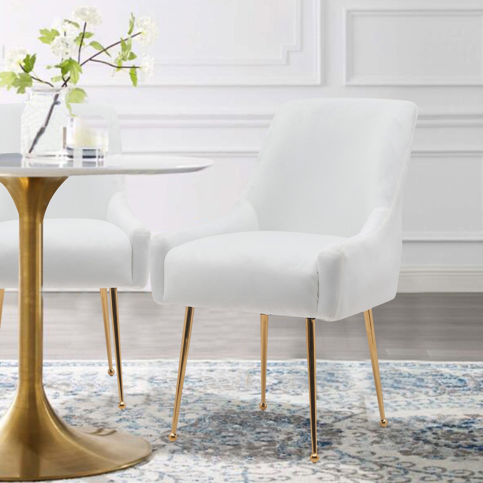 BWE A-9CHAIR-07-BEG Dining-Chairs - View #5