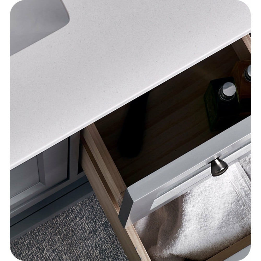 Fresca FCB2360GR-D-CWH-U Bath-Vanity-Combo - View #10