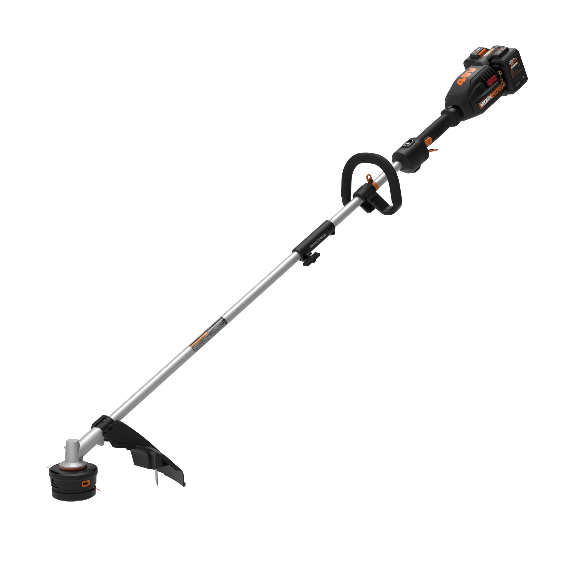 BLACK & DECKER 40-volt Max 13-in Straight Shaft Battery String Trimmer 2.4  Ah (Battery and Charger Included) in the String Trimmers department at