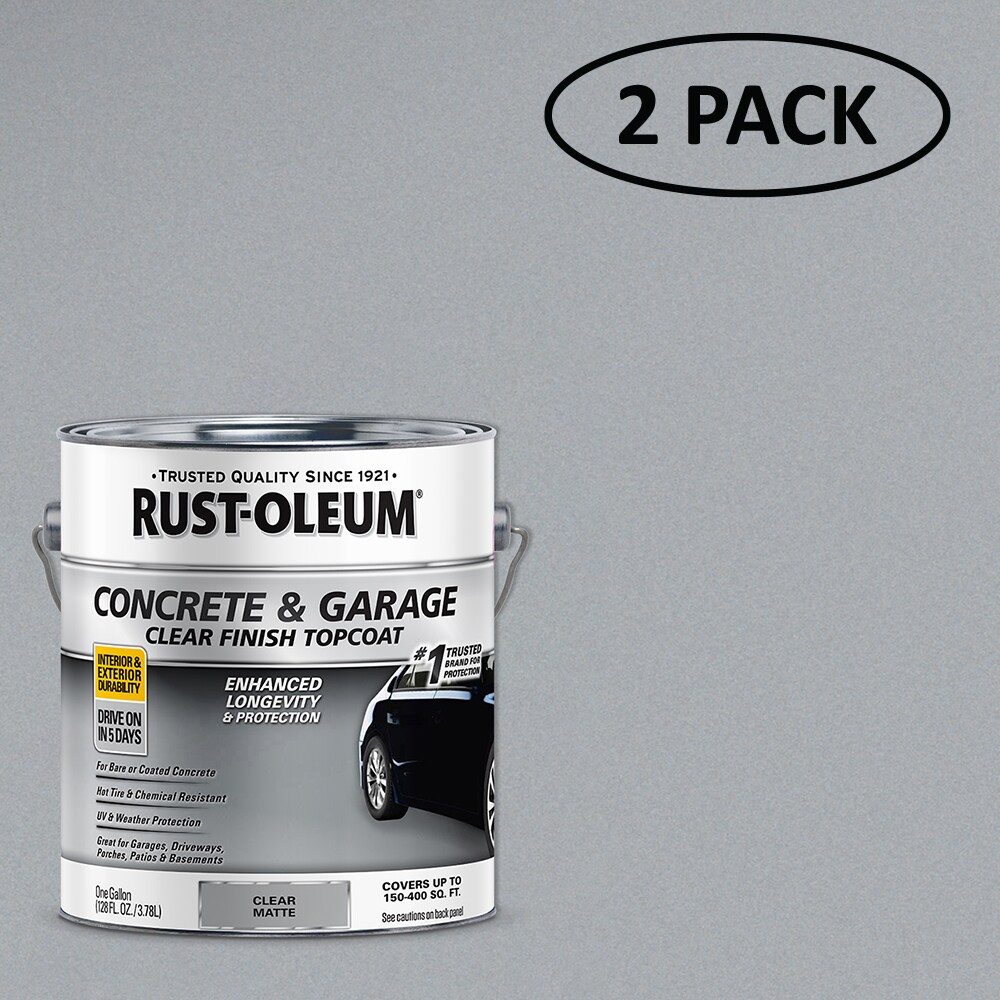 Rust-Oleum Rust-Oleum 1-Part Concrete Floor Clear Topcoat(Available 10 ...