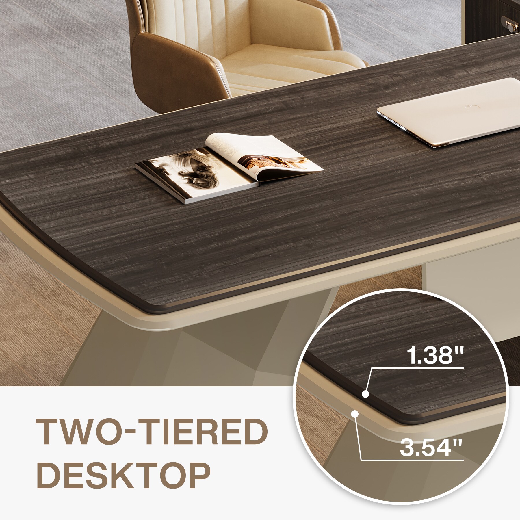 Tribesigns LWFD-HL0103 Office-Tables - View #7
