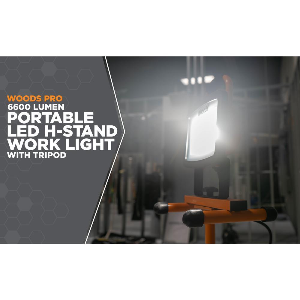 Woods Wl40072 6000-Lumen Portable LED Work Light