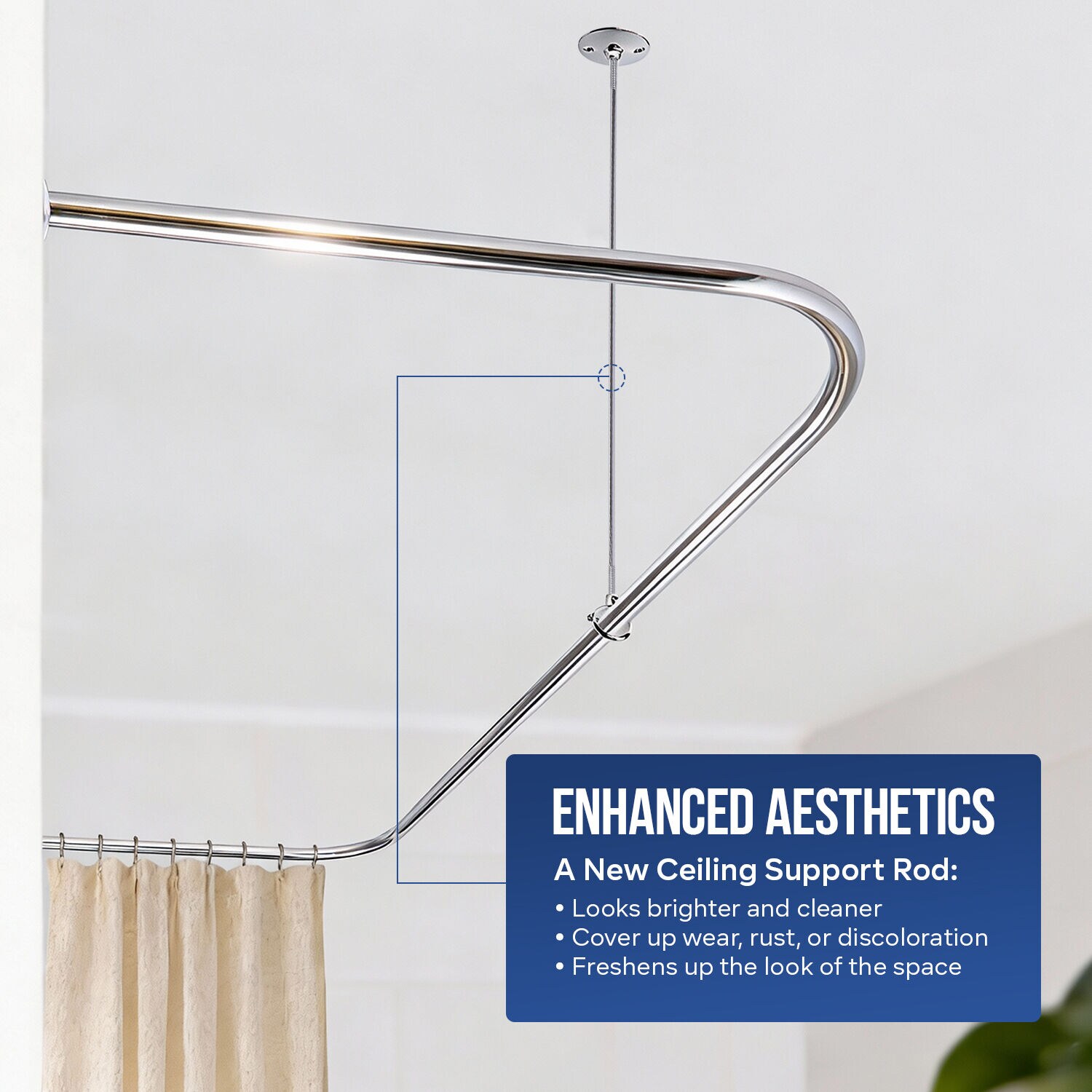Highcraft F-24452 Shower-Rods - View #5