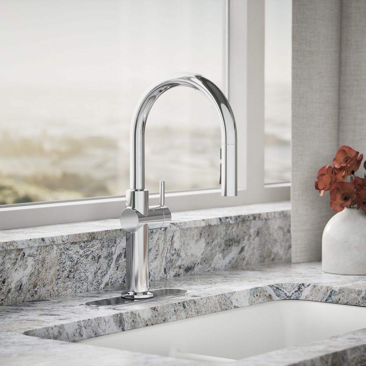 KOHLER K-22974-CP Kitchen-Faucets - View #2