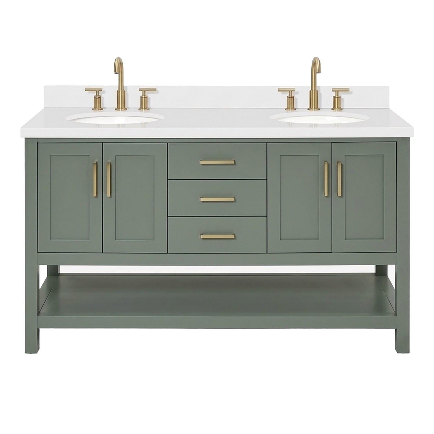ARIEL S061DWQOVOVGN Bath-Vanity-Combo - View #2